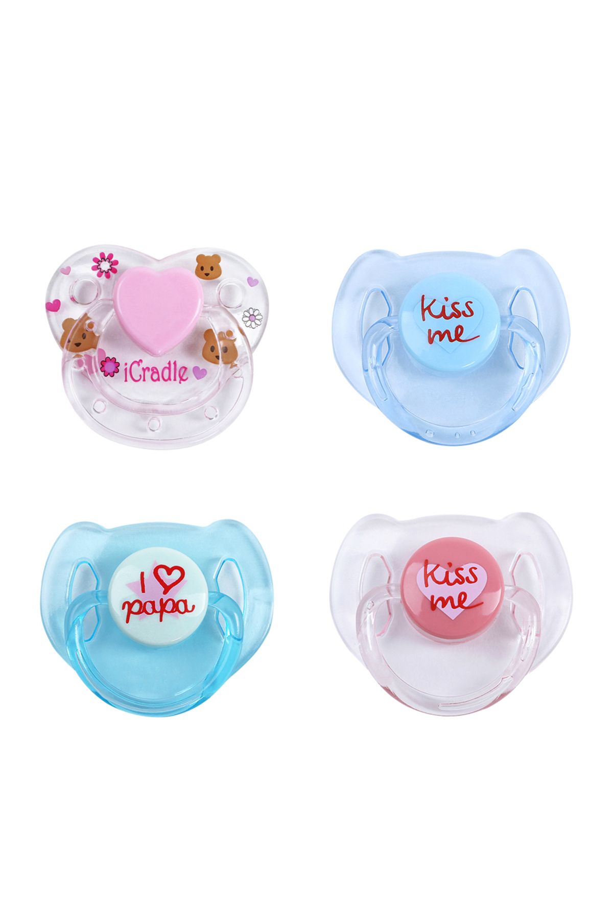 Choice-4 Pcs Reborn Doll Supplies Dummy Magnetic Pacifier+Magnet For Reborn Dolls Girl Accessories Lovel... 2