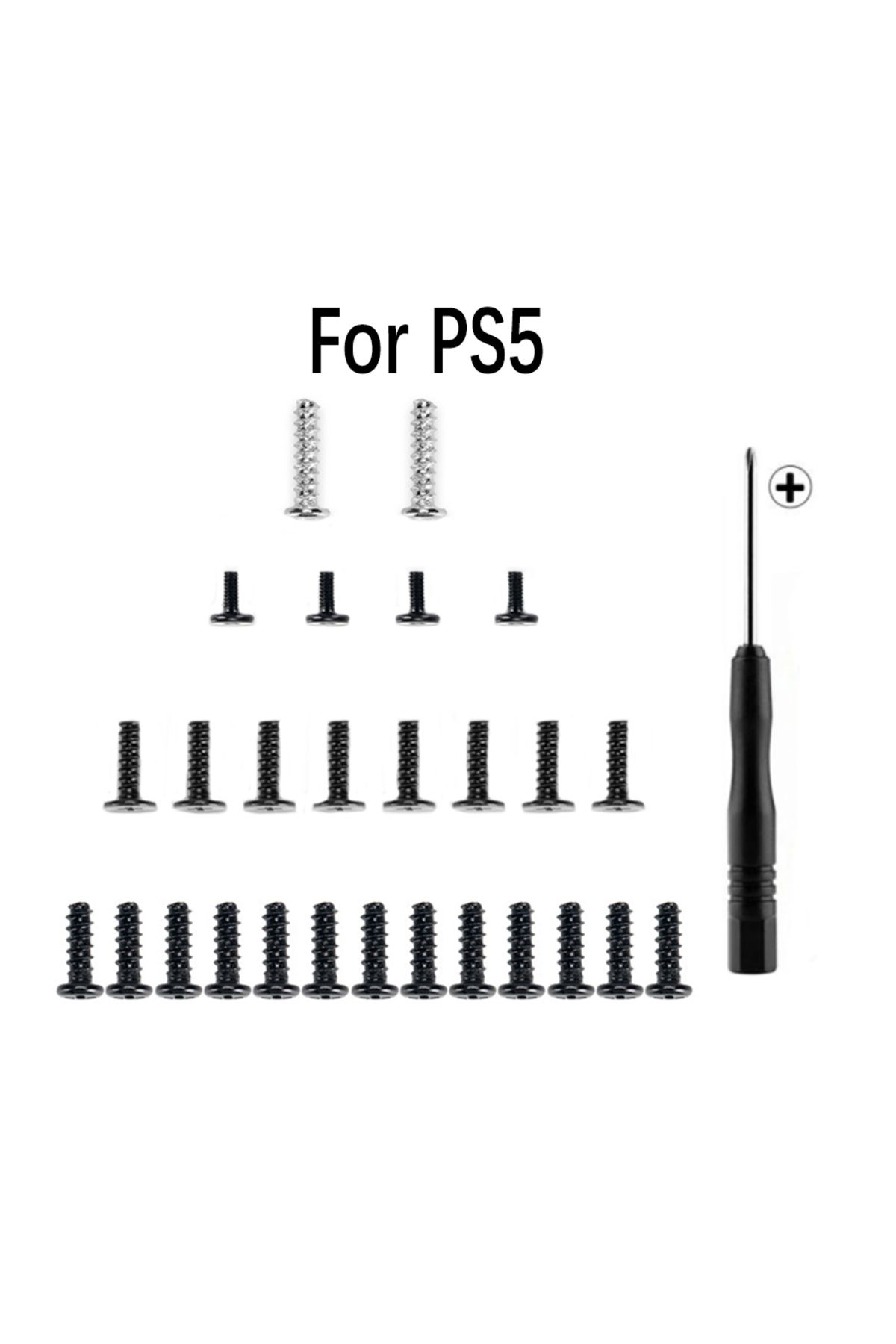JCD-For PS5 handle full set screw For PS5 Controller Screws Head Screw Controller Screws & Cross ... 4
