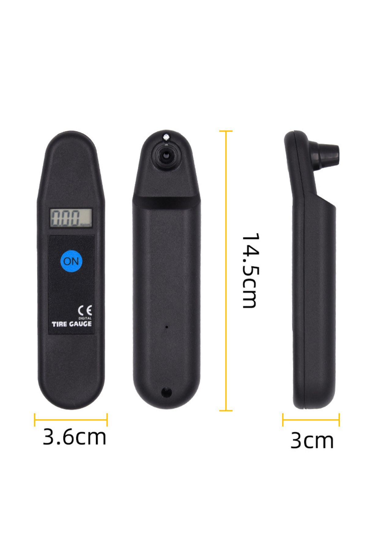 Choice-Digital Car Tire Tyre Air Pressure Gauge Meter LCD Display Manometer Barometers Tester PSI KPA BA... 4