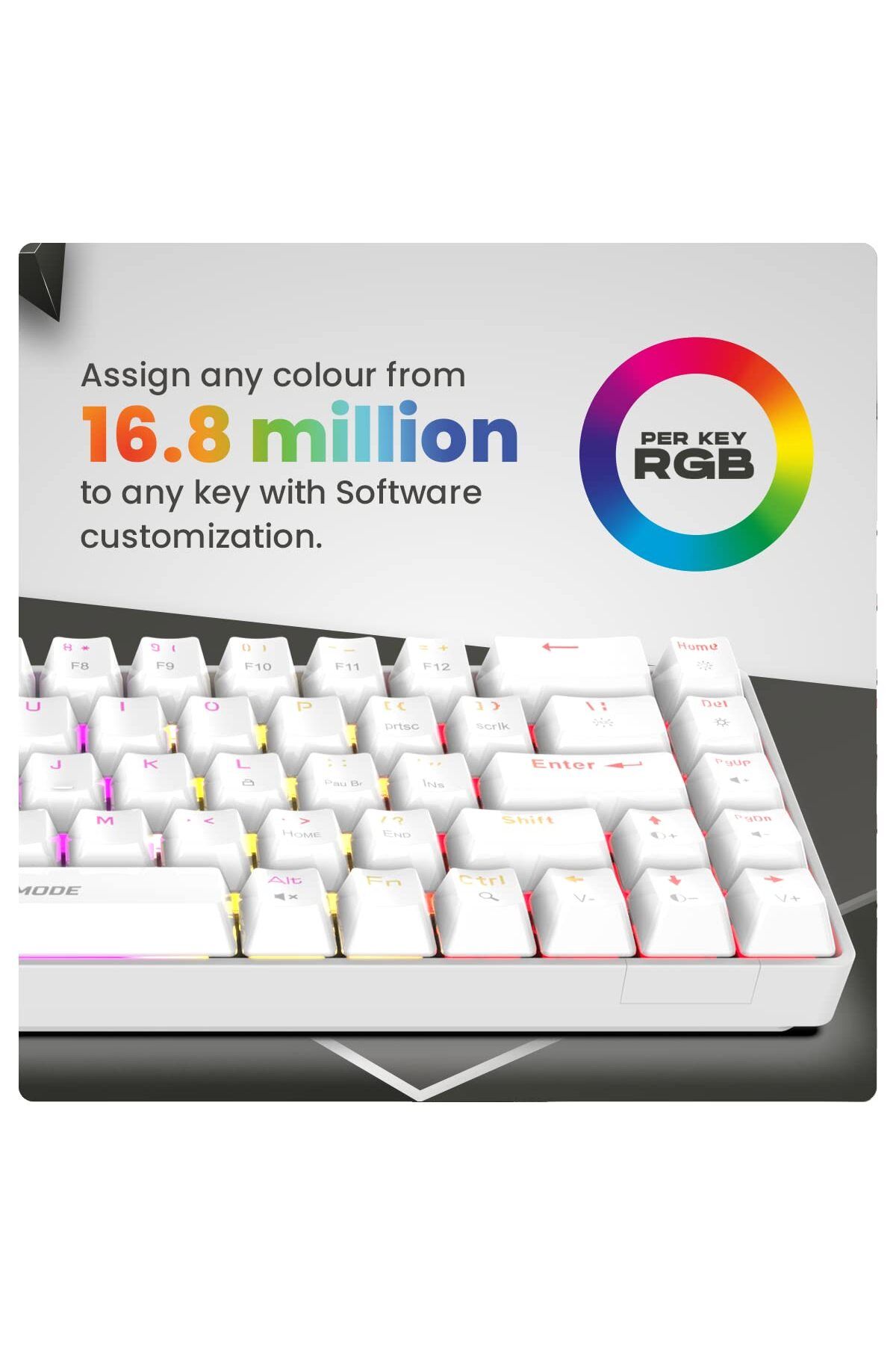 Cosmic Byte-Cosmic Byte CB-GK-36 Artemis 68Key RGB Mechanical Keyboard, Outemu Blue Switches (White) 4