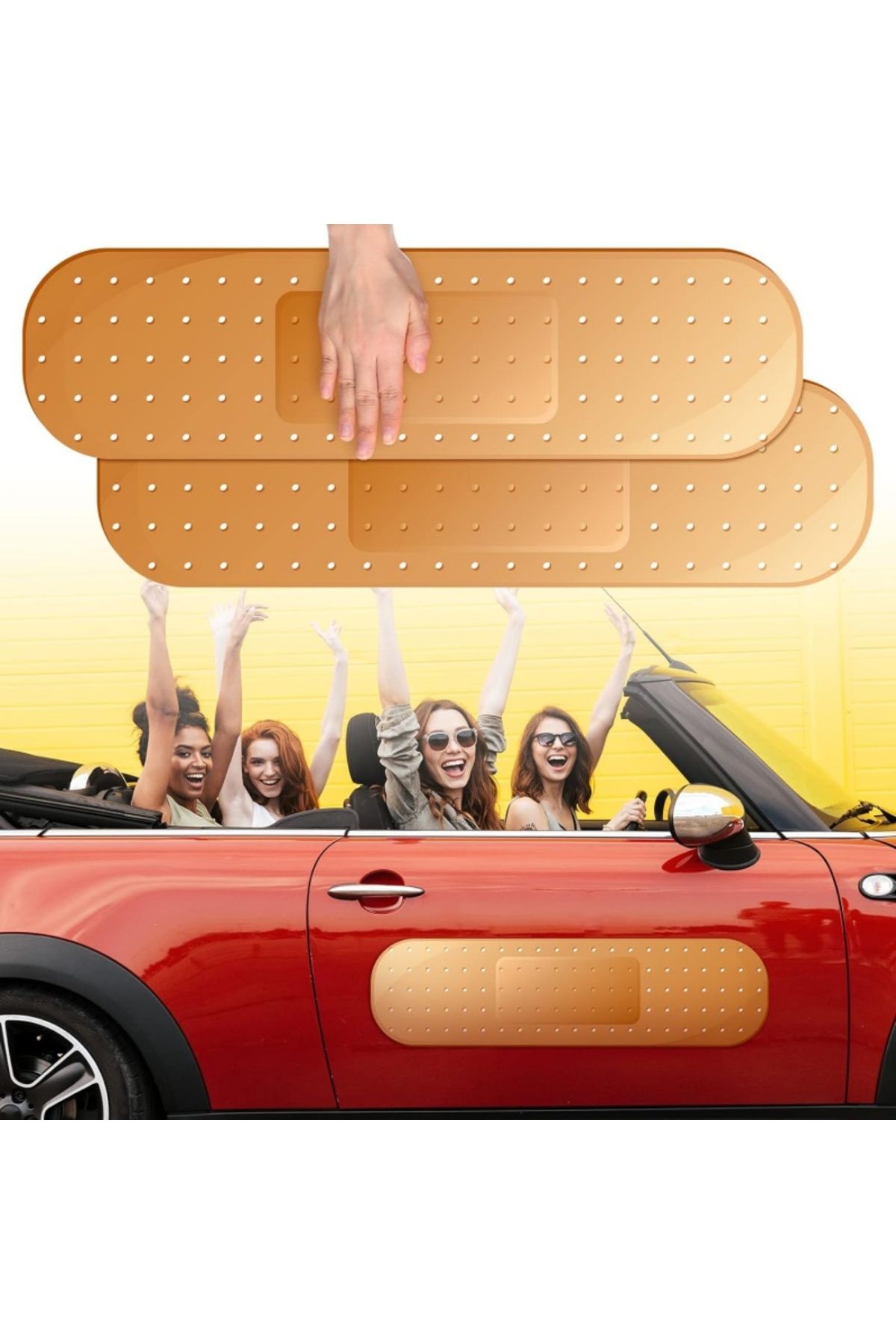 Choice-Car Decal, Band-Aid Shape Large Vinyl Sticker Bandage Car Funny Automotive Decal Band aid Sticker... 2