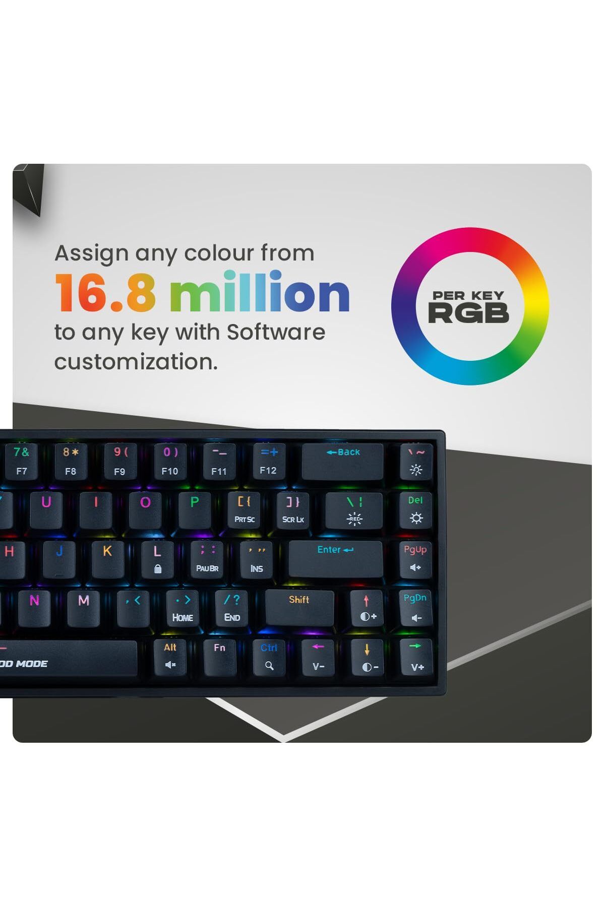 Cosmic Byte-Cosmic Byte CB-GK-23 Artemis 68Key RGB Mechanical Keyboard, Outemu Blue Switches (Black) 4