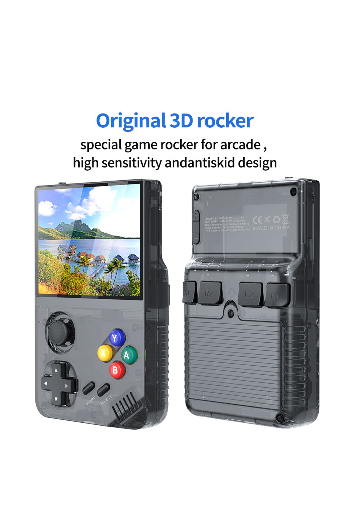 yydzkj-M19 retro handheld game console high-definition 3.5-inch IPS screen with built-in 20000 game 3D l... 4