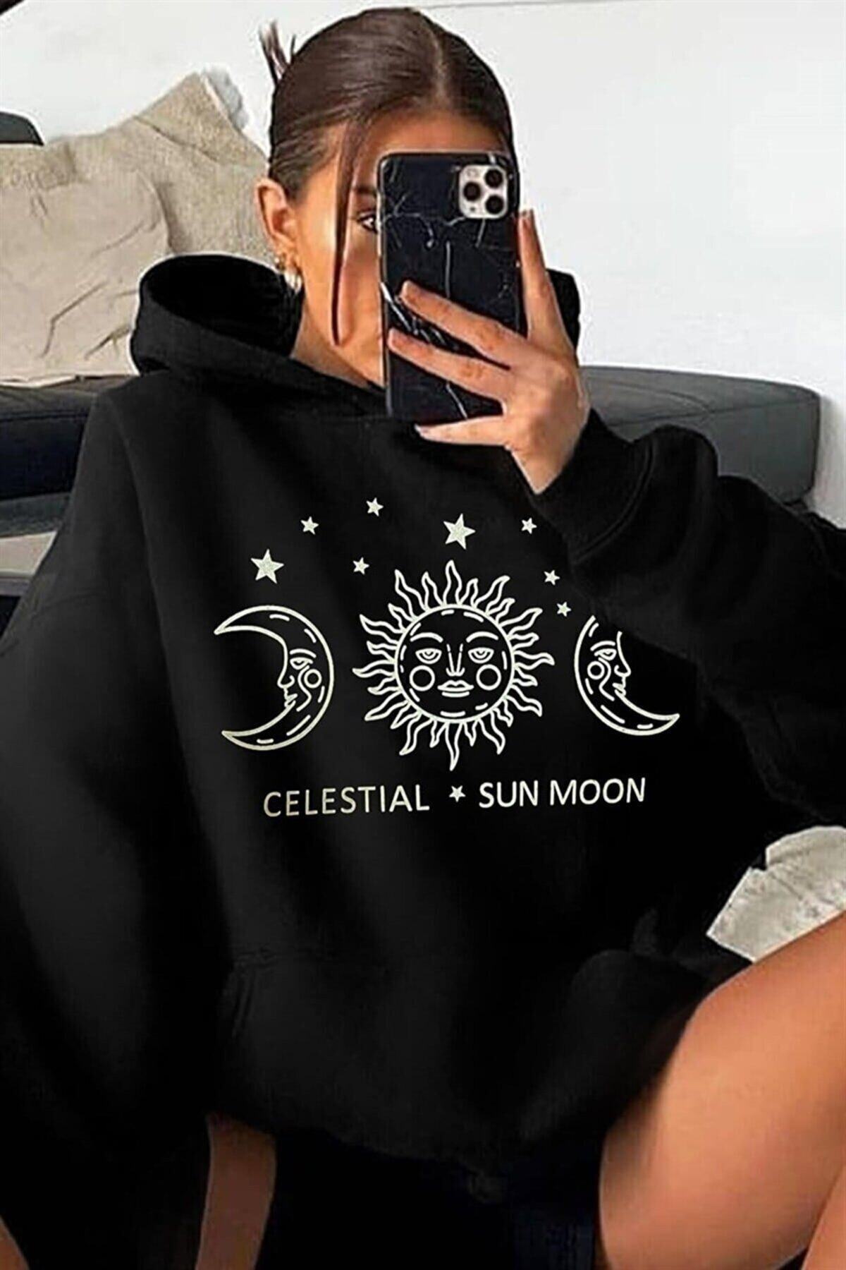 Genel Markalar Unısex Newyork Baskılı Sweatshirt Tasarım Sweatshirt Hoodie görsel 2