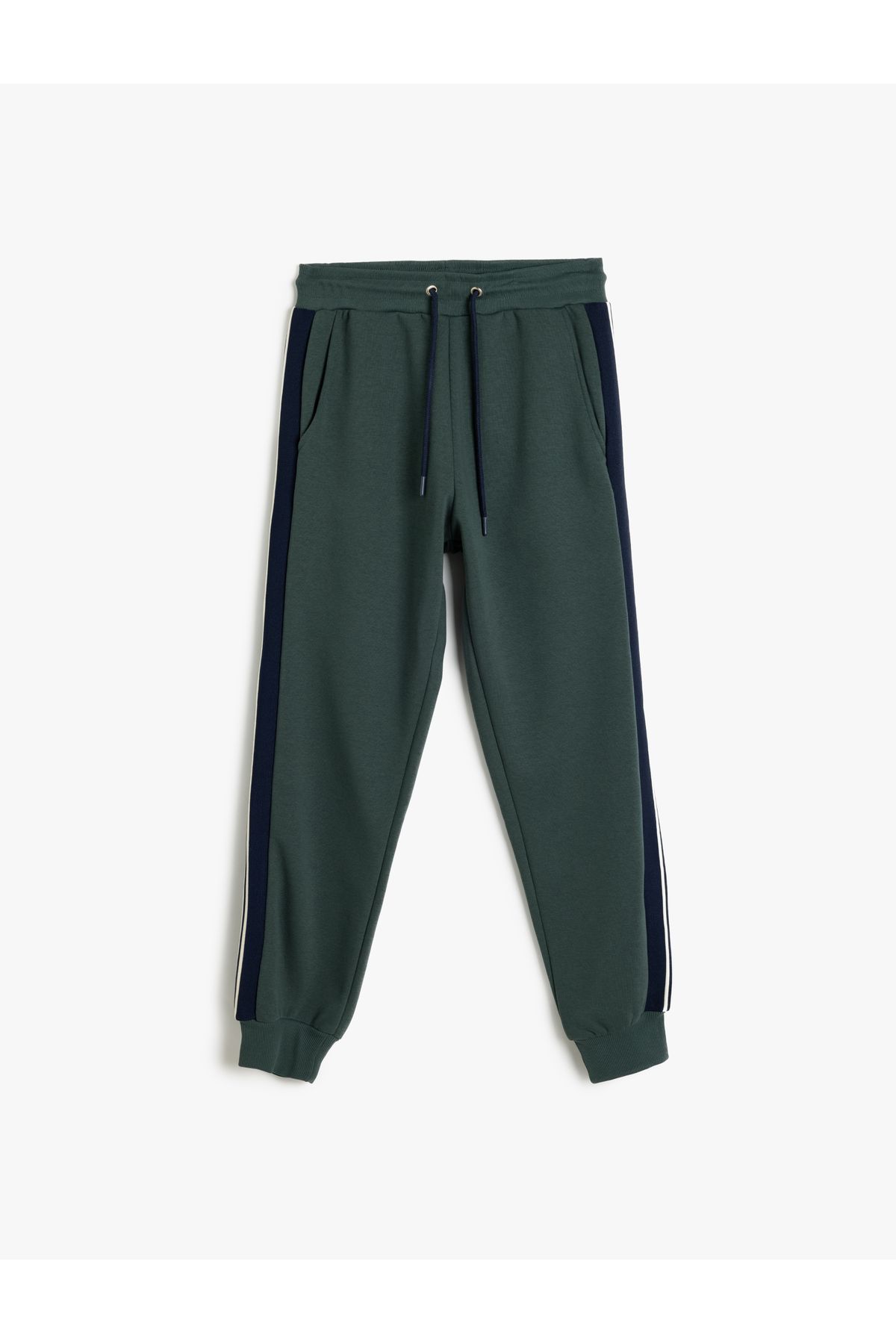 Koton Jogger-sport-jogginghose Mit Taschen, Schnürung An Der Taille, Baumwollmischung, Farbblock für Herren - L