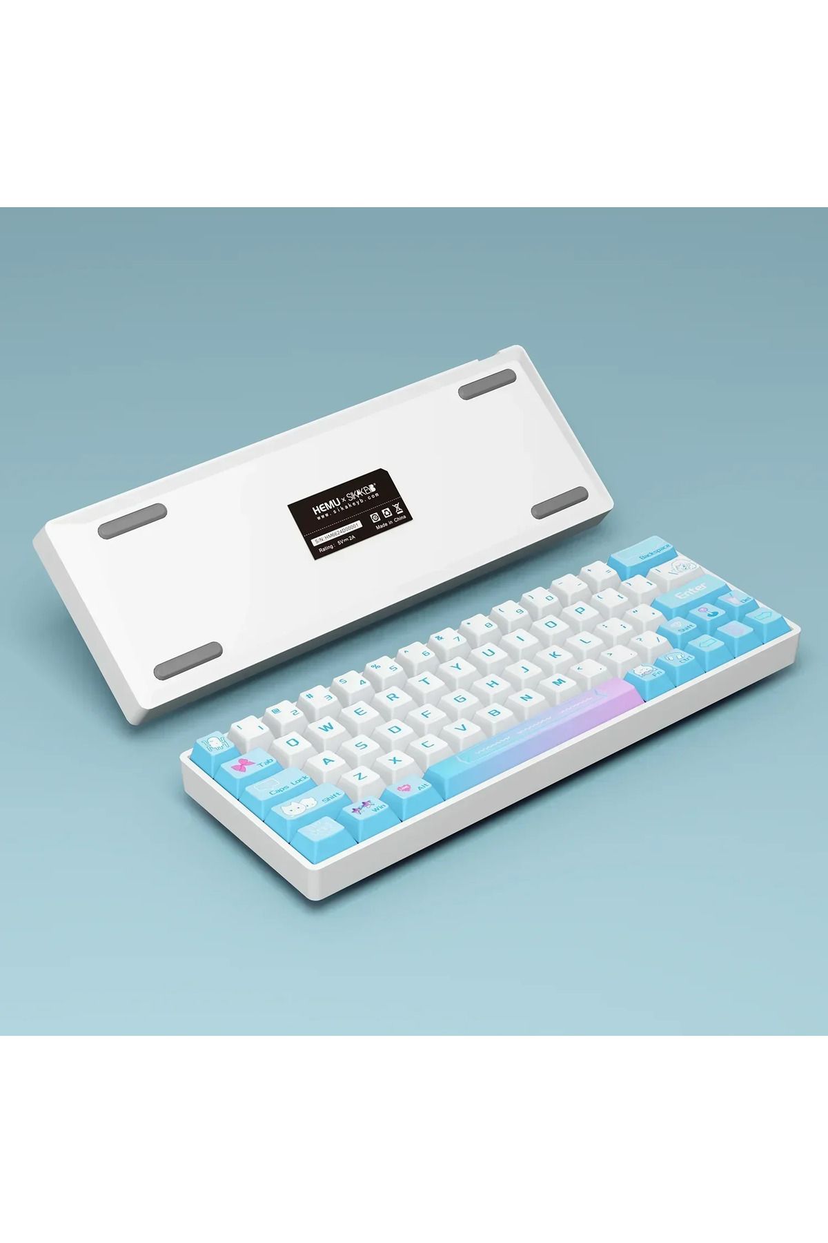 Choice-Sikakeyb Hm66 Magnetic Axis Keyboard Wired E-Sports Game 8k Custom Rgb Hot Swap Keyboard Pbt For ... 3