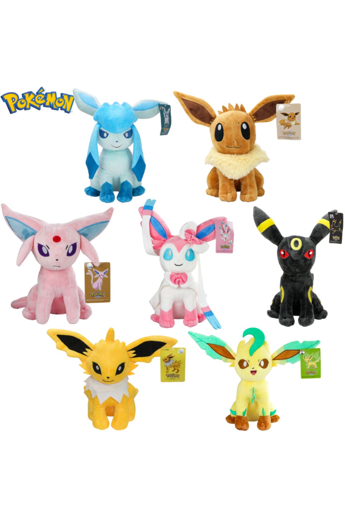 Choice-Eevee Evolution Sylveon Umbreon Espeon Sylveon Glaceon Jolteon Plush Toys Plush Toys Pokemon Stuf... 8