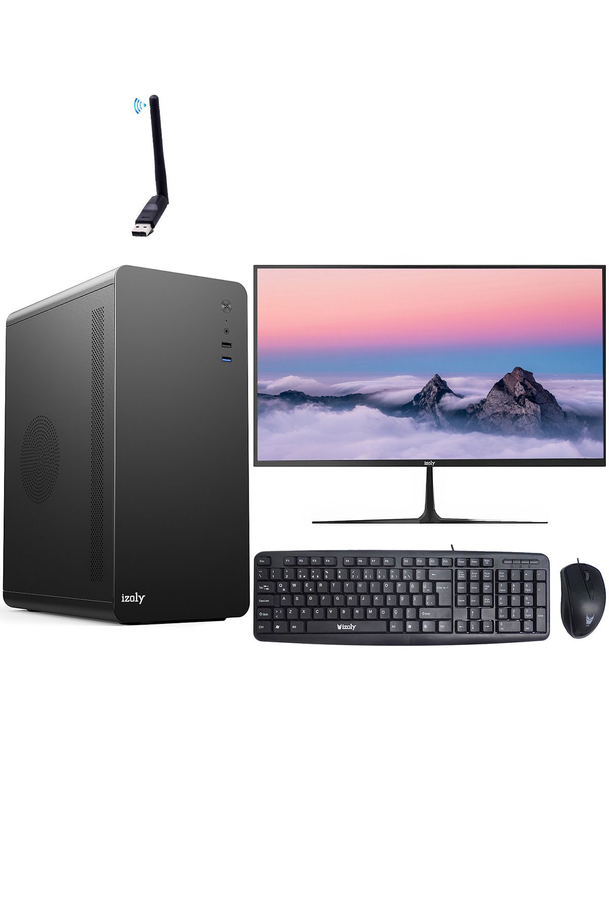 IZOLY Sirius X I5-3470 8gb 128gb Ssd 22" Masaüstü Bilgisayar