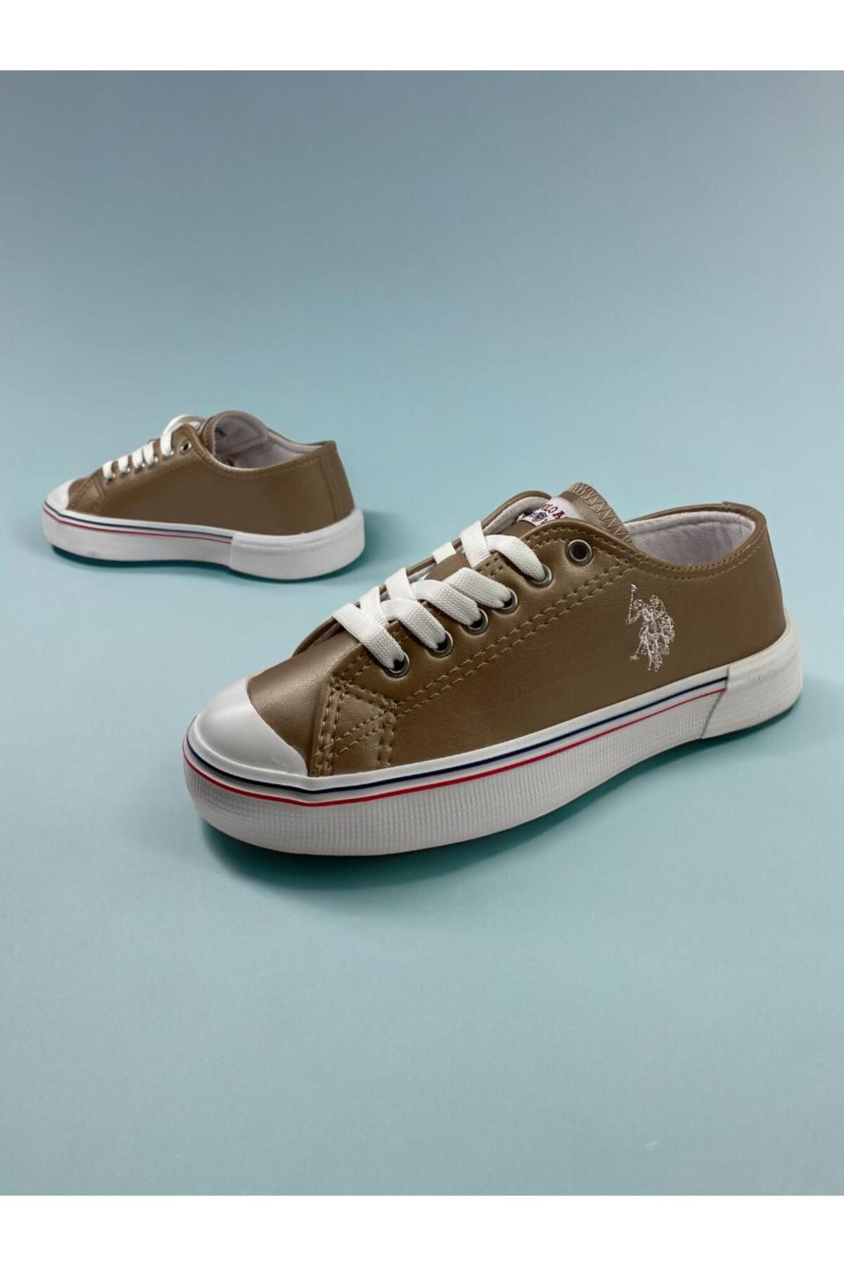 اسنیکر چند رنگ زنانه U.S Polo Assn. Penelope Rose Gold Copper کفش ورزشی U.S. Polo Assn.