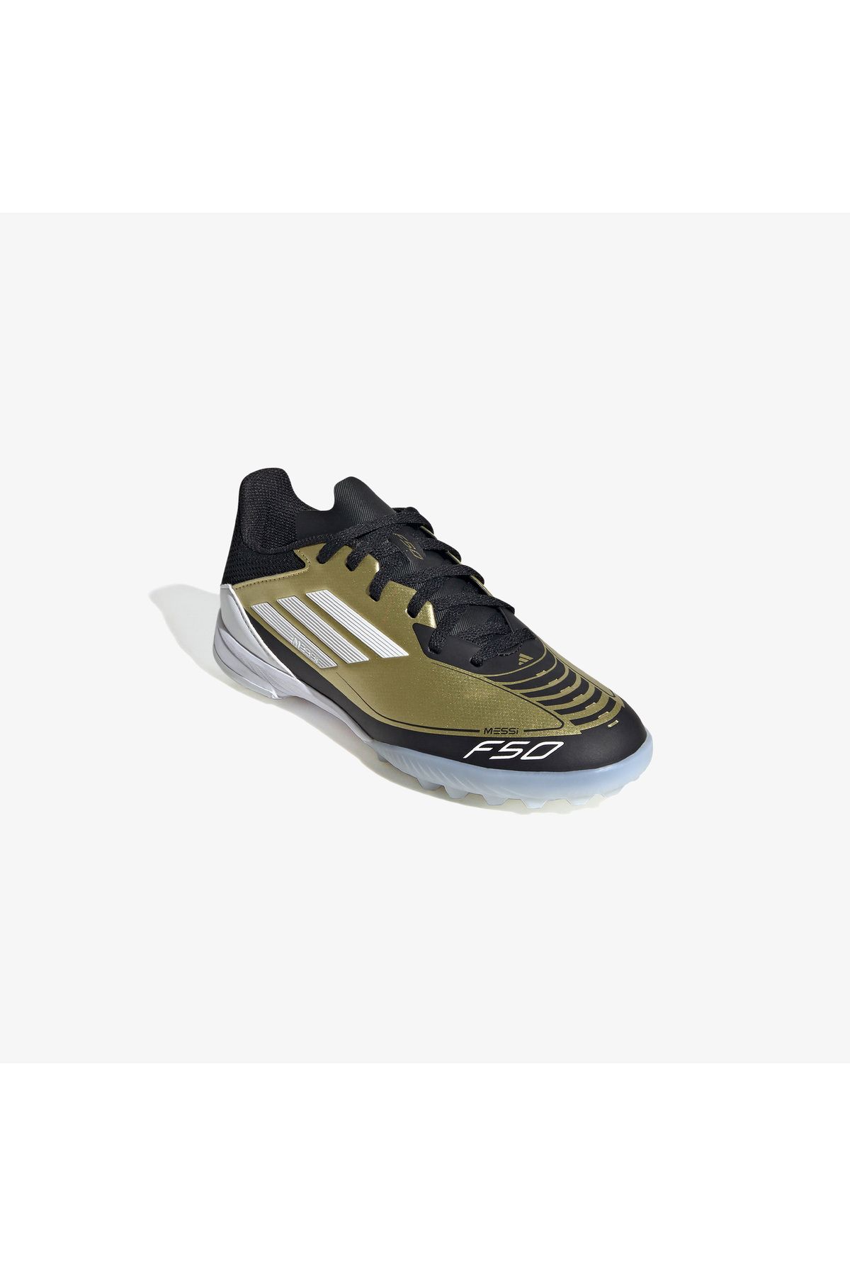 adidas-F50 League Tf Kids Yellow Astroturf Football Shoes 4