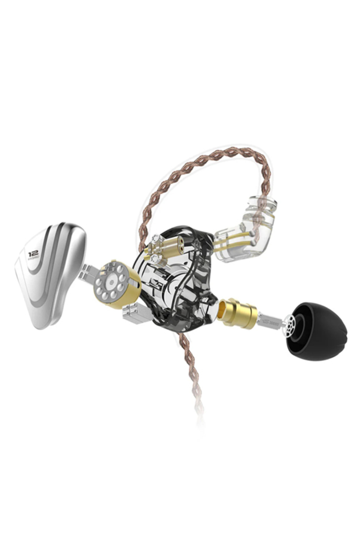 KZ Zsx Terminator Hibrit Sürücü Hi-fi In Ear Monitör Kablolu Kulak