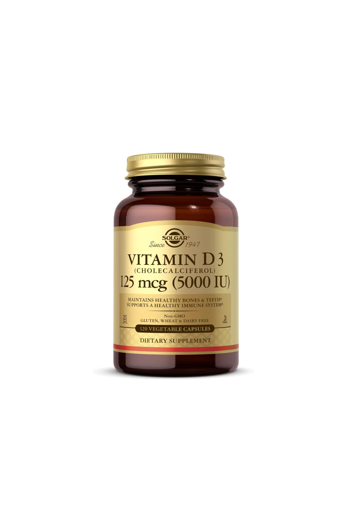 SOL Solgar, Vitamin D3, (5,000 IU), 120 Softgels usa vers.29834 Fiyatı ...