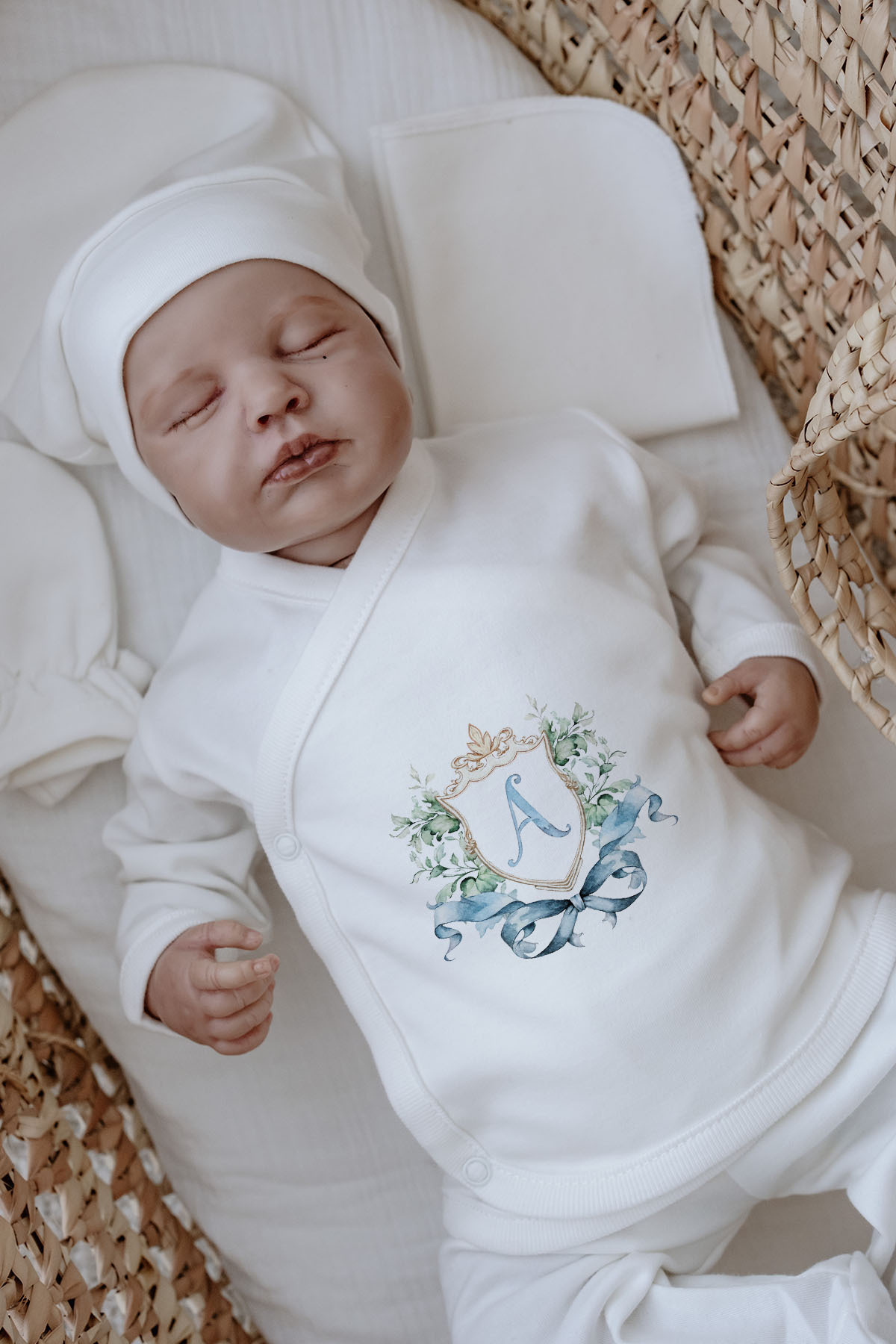 Tuğba Kuğu Organik 11'li Hastane Çıkışı - Blue Royal Series - A Harfi fotoğrafı 6 (önizleme)