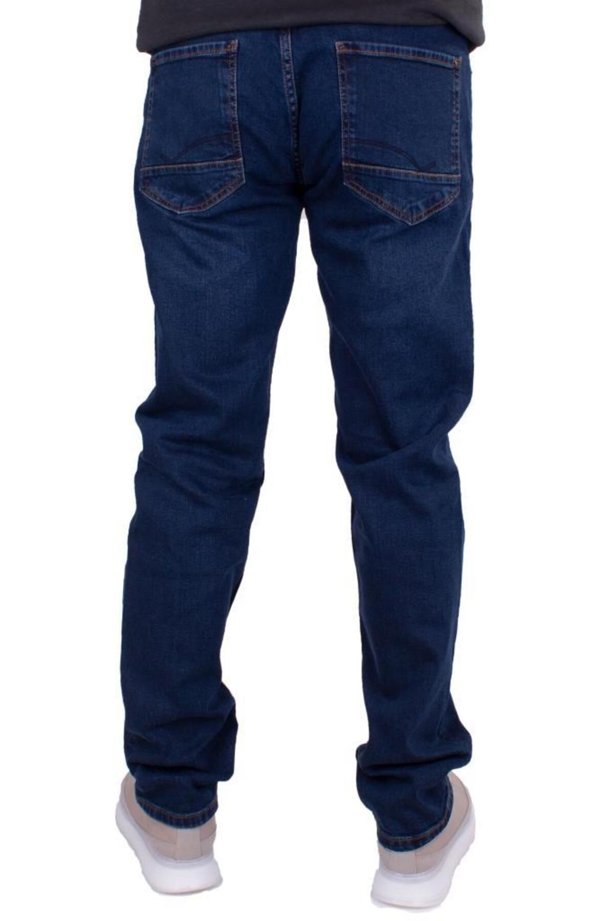 Twister Jeans-Blugi pentru bărbați Twister MartinBB 744 - bleumarin, talie obișnuită și picior 4