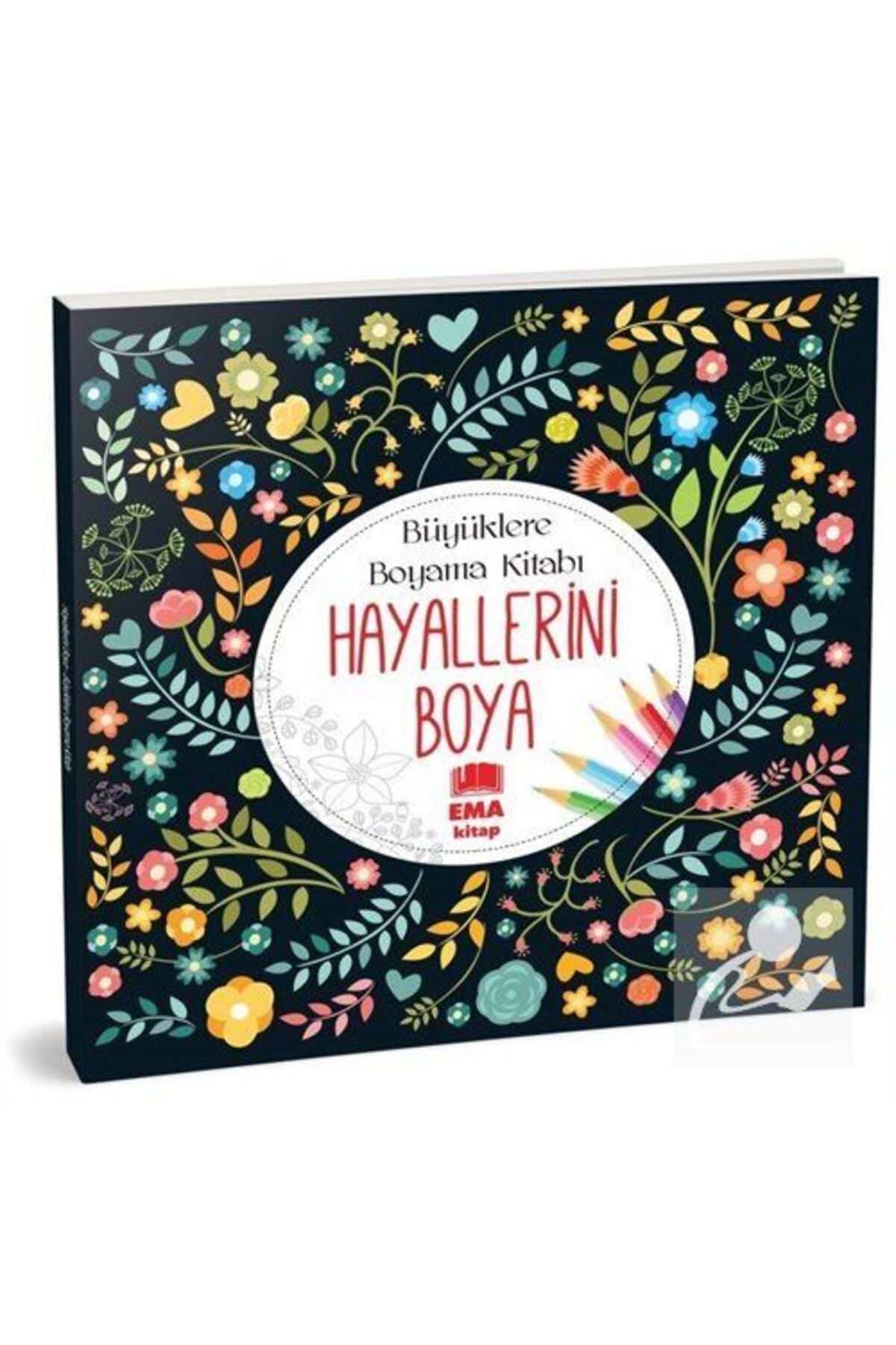 Ema Kitap Hayallerini Boya - Büyüklere Boyama Kitabı