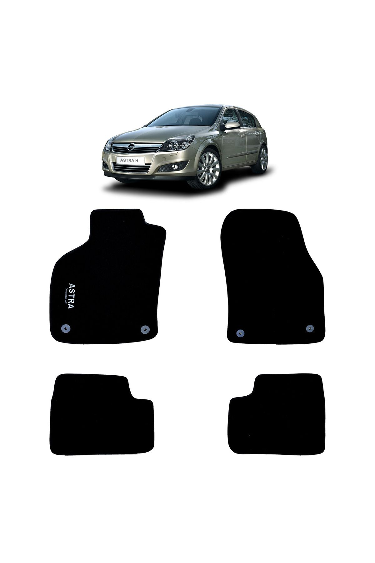 Rizline Opel Astra H Hb 2004-2010 Halı Paspas