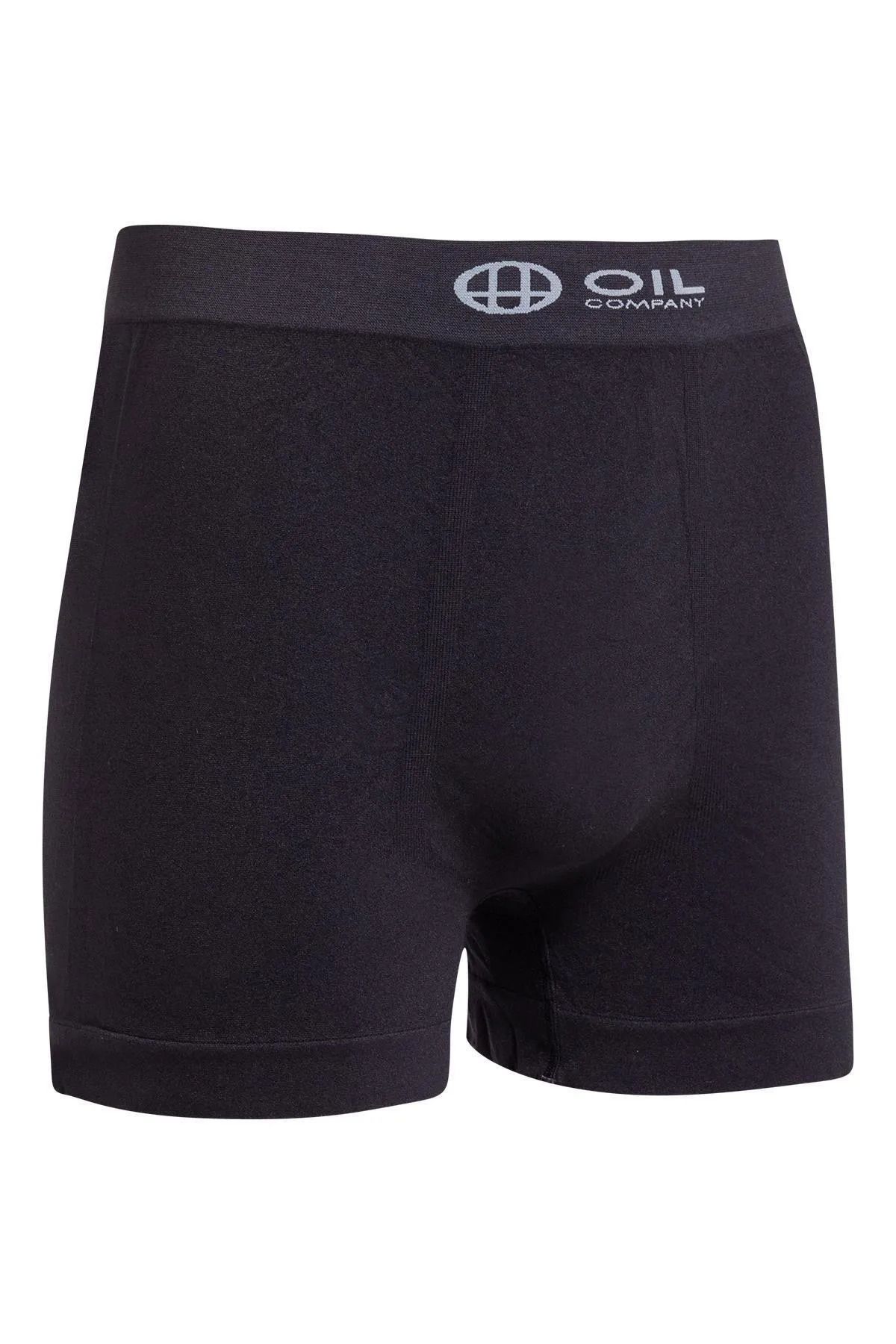 OIL COMPANY-Thermal Black Seamless 3-Piece Boxer Set - 3Rd Level 5