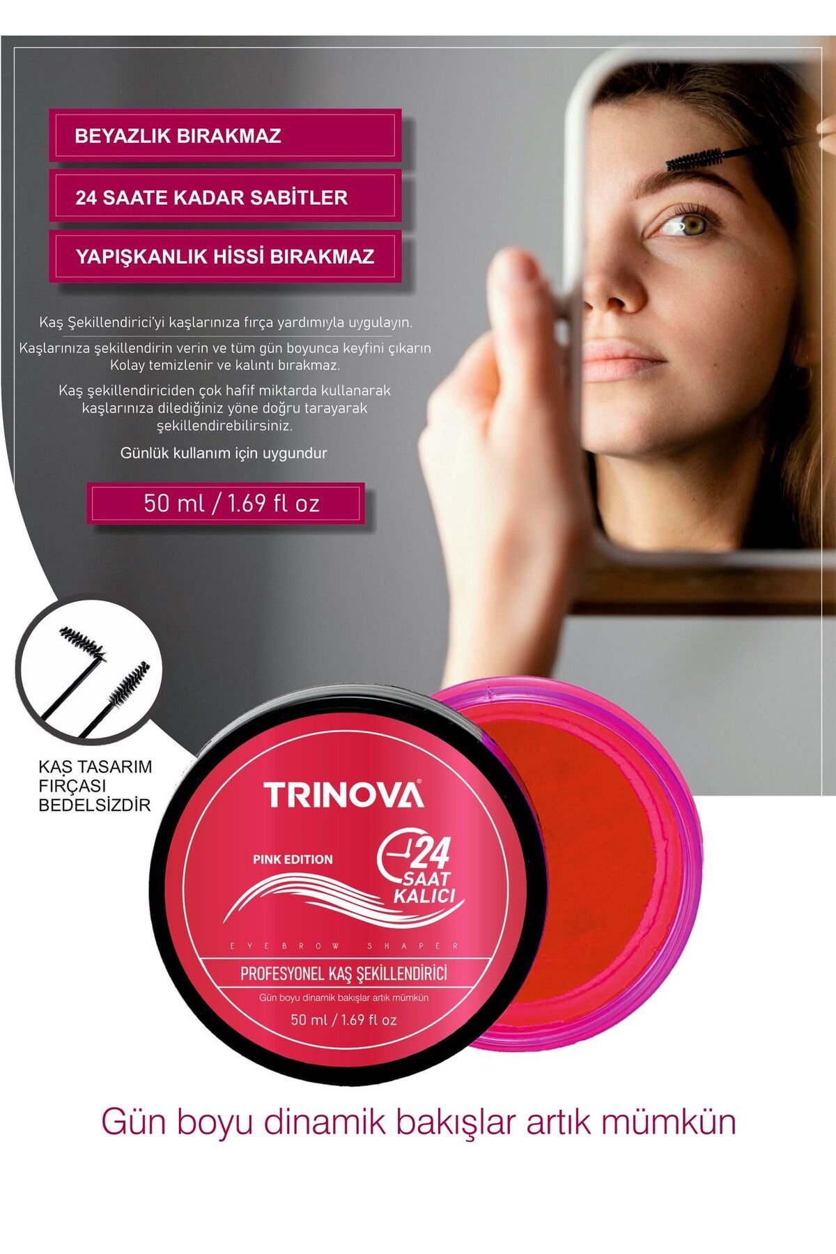 Trinova-Pink Eyebrow Stabilizer 50ml 3