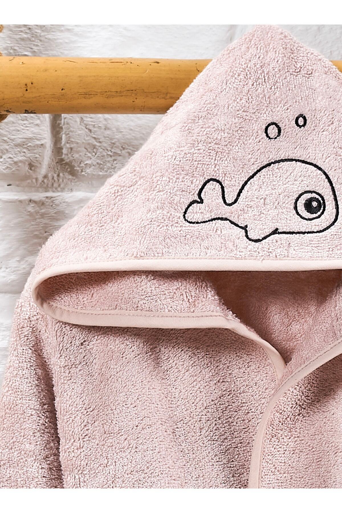 EIFIN Kapşonlu Bambu Çocuk Bornoz Çok Yumuşak fotoğrafı 7 (önizleme)