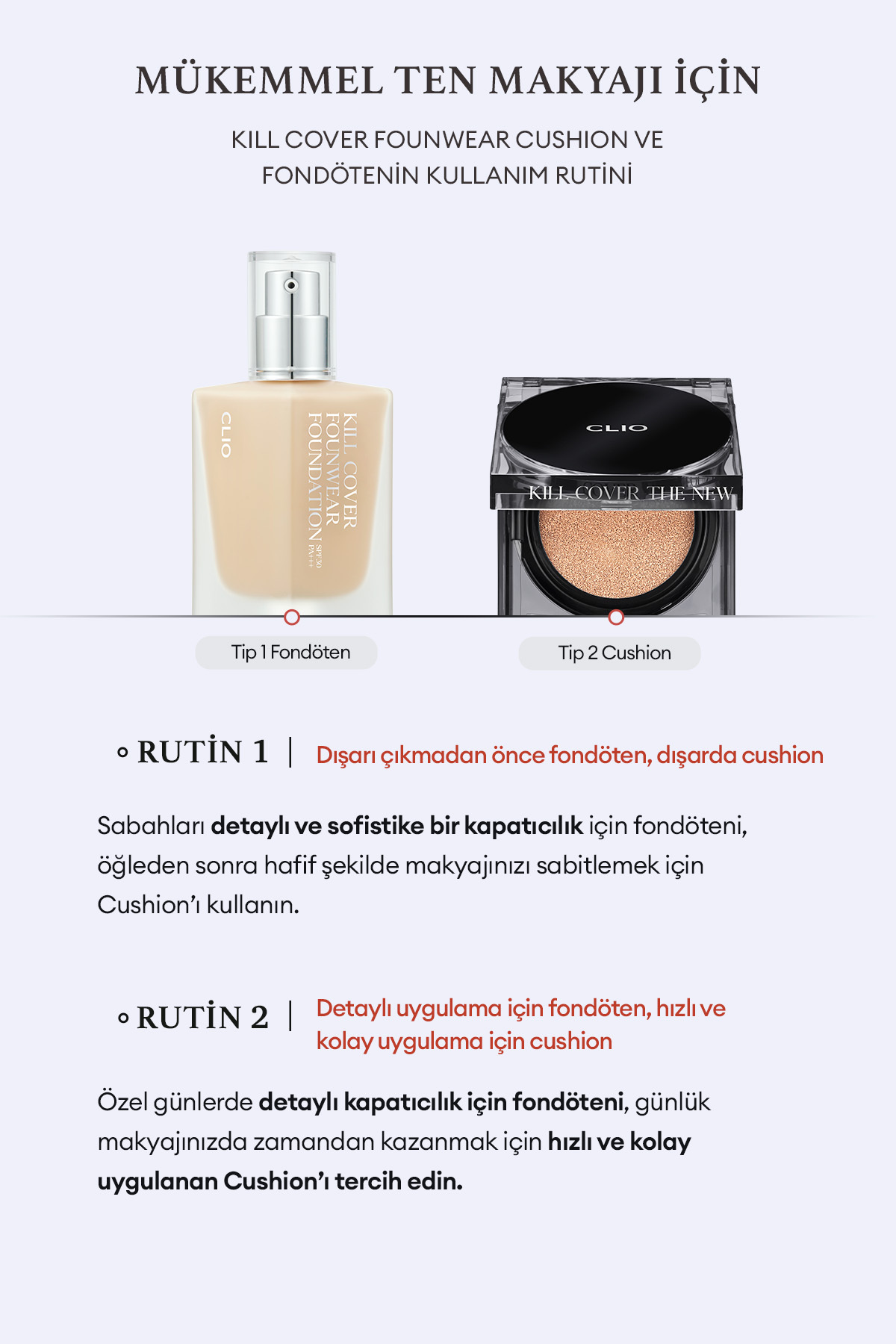 کرم پودر CLIO Kill Cover SPF30 PA+++ (4 Ginger) - کرم پودر با پوشش بالا — بژ 6762 — تصویر 8 از 9