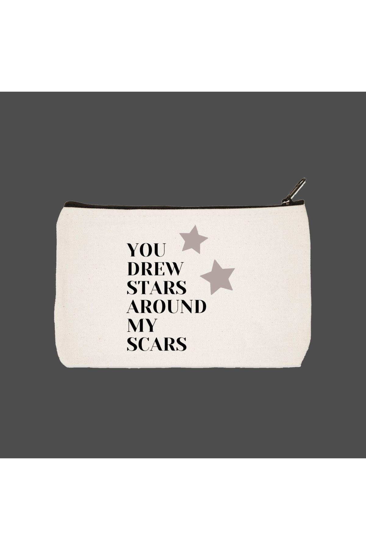 designedfy Geantă De Machiaj Din Pânză Imprimată Impermeabilă You Drew Stars, Suport Pentru Stilou, Portofel - One Size