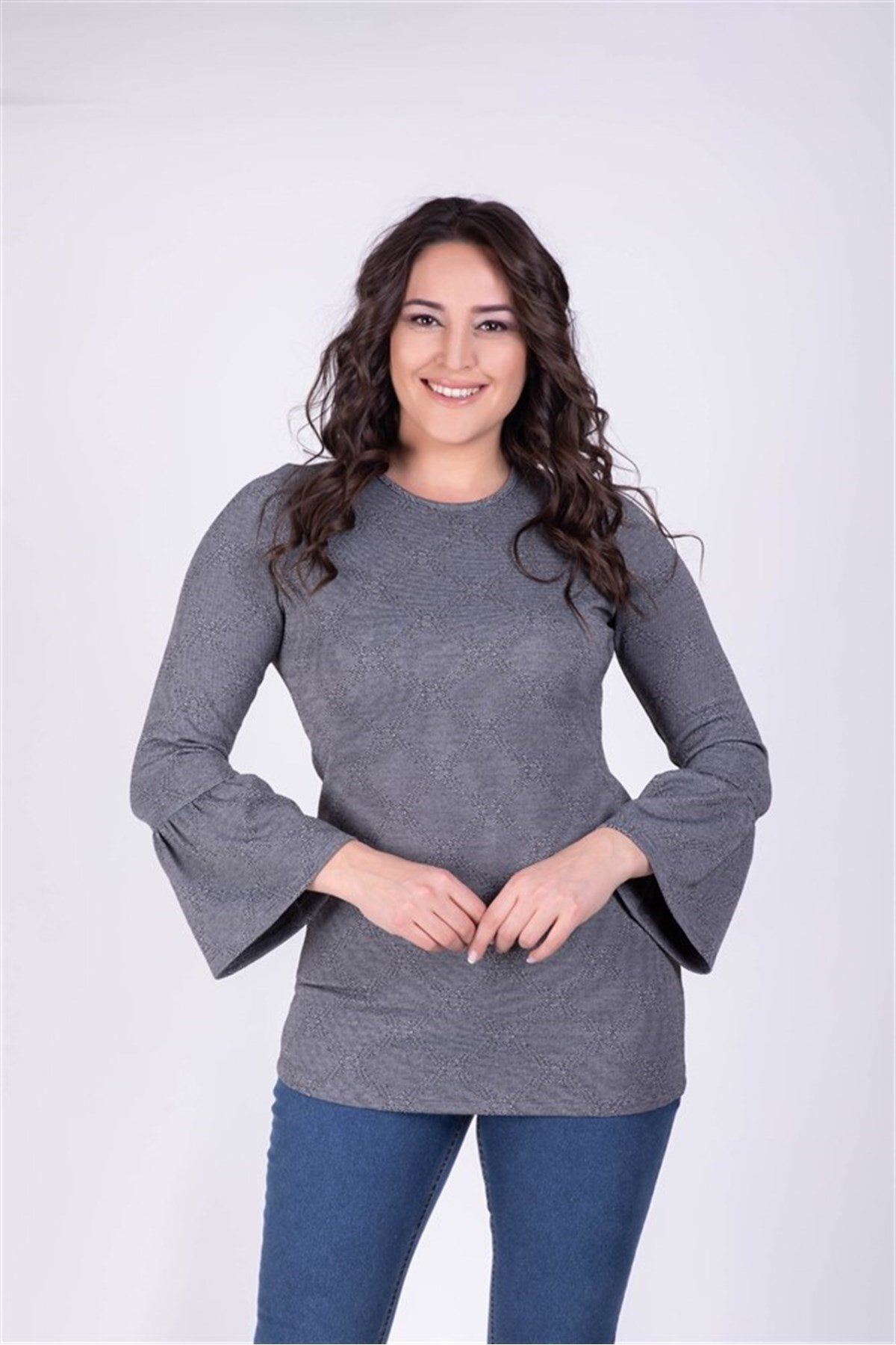 MYLİNE-بلوزة بأكمام واسعة 3
