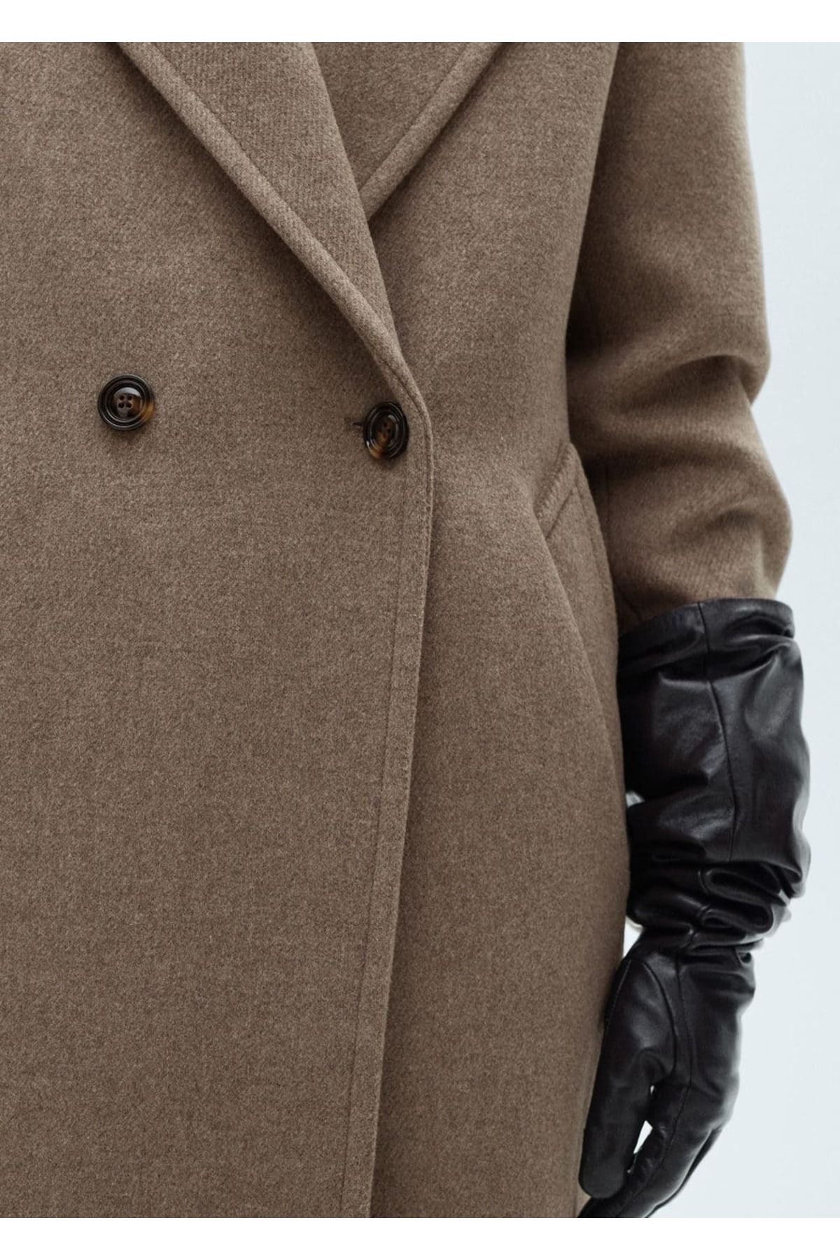MANGO Woman-Overcoat - Stylish Designed Scroll Fabric 7