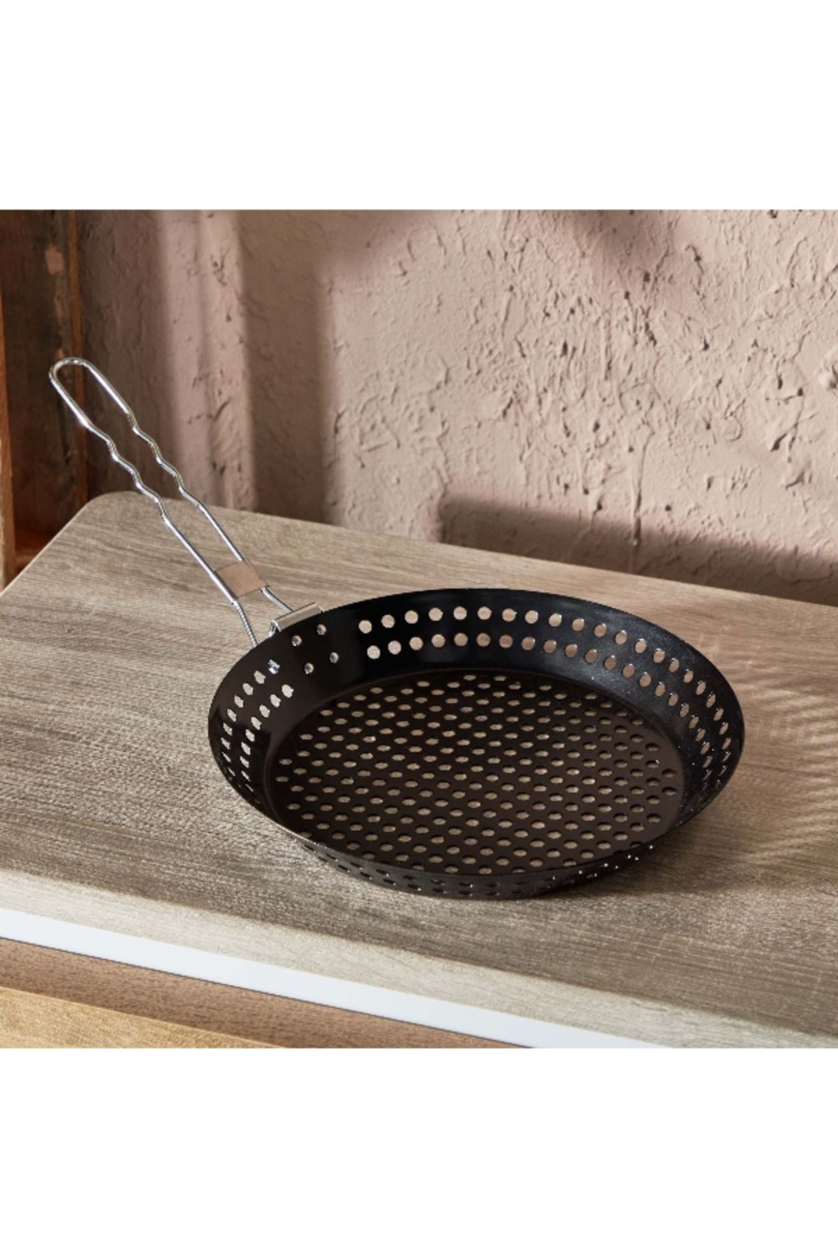 Home Box-BarbeQ Round Grill Skillet - 30.5 cm 3