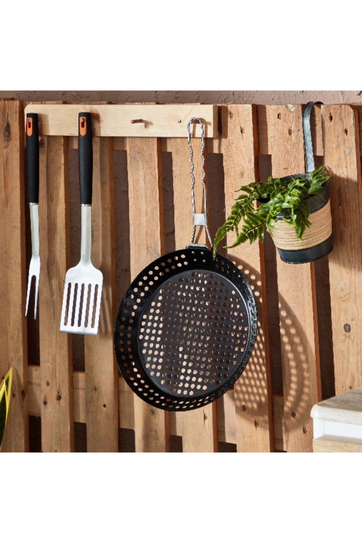 Home Box-BarbeQ Round Grill Skillet - 30.5 cm 2