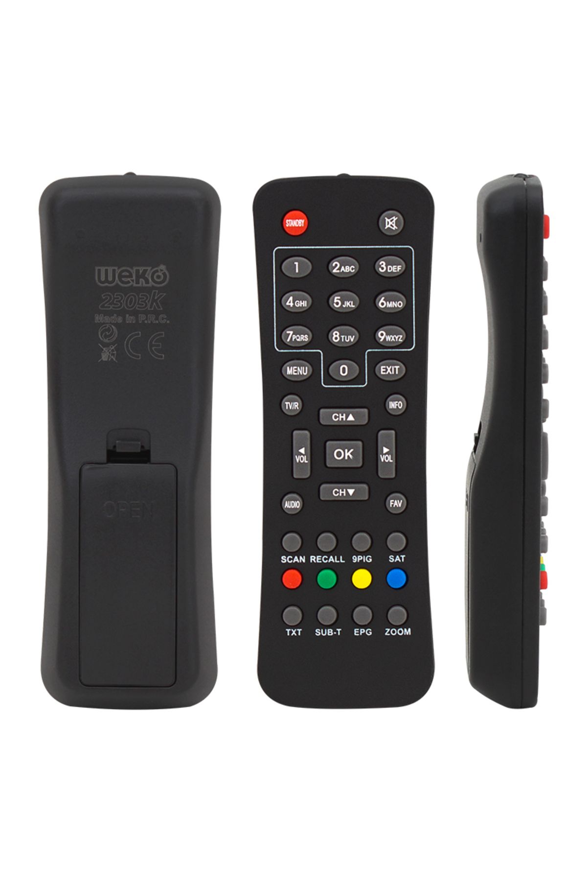 Kapamarka AMSTRAD-KAWAİ MİNİ TTX TELETEXLİ KÜÇÜK KALIP SD UYDU KUMANDA