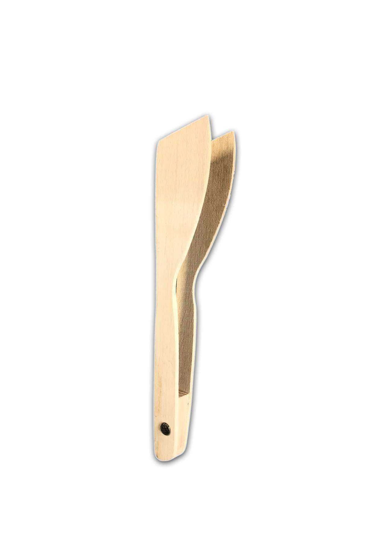 Angoravi Ahşap Gürgen Ağacı Mutfak Maşası 30x5 cm