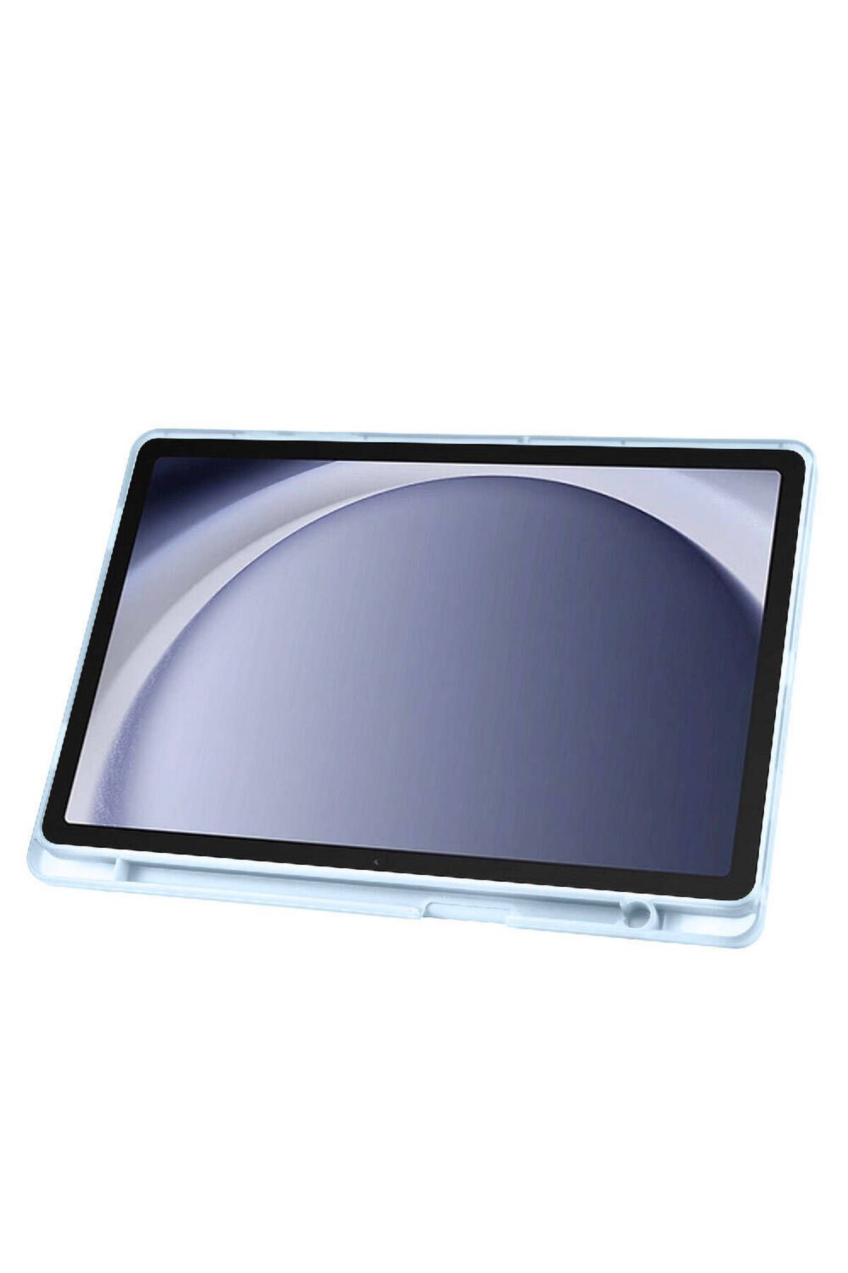 Hatreds-Galaxy Tab A9 Case with Folding Pen Compartment Tri Folding Stand Cover with Sleep Mode 8