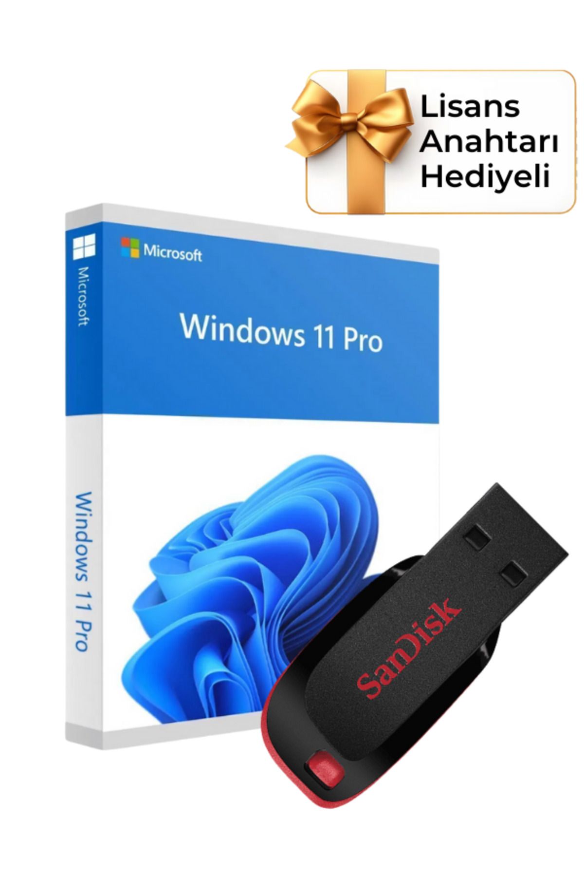 MICROSOFT Windows 11 Kurulum Dosyalı USB Bellek 16GB (Lisans Anahtarı Hediyeli)