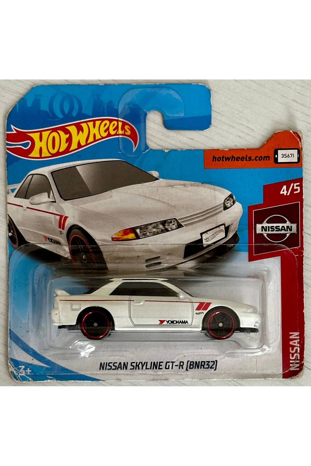 HOT WHEELS HotWheels Nissan Skyline GTR BNR32 2019 Serisi 1/64