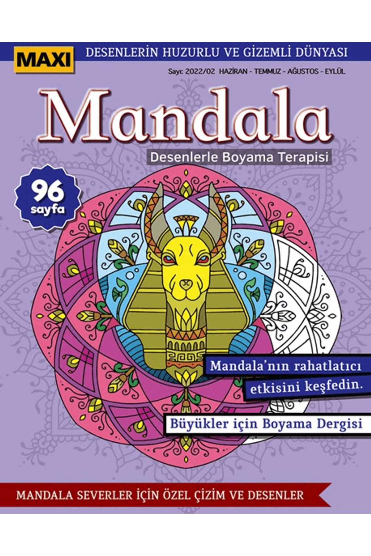 Maxi Yayıncılık Maxi Mandala Desenlerle Boyama Terapisi 7 / Kolektif / Maxi Yayıncılık / 9772717780513