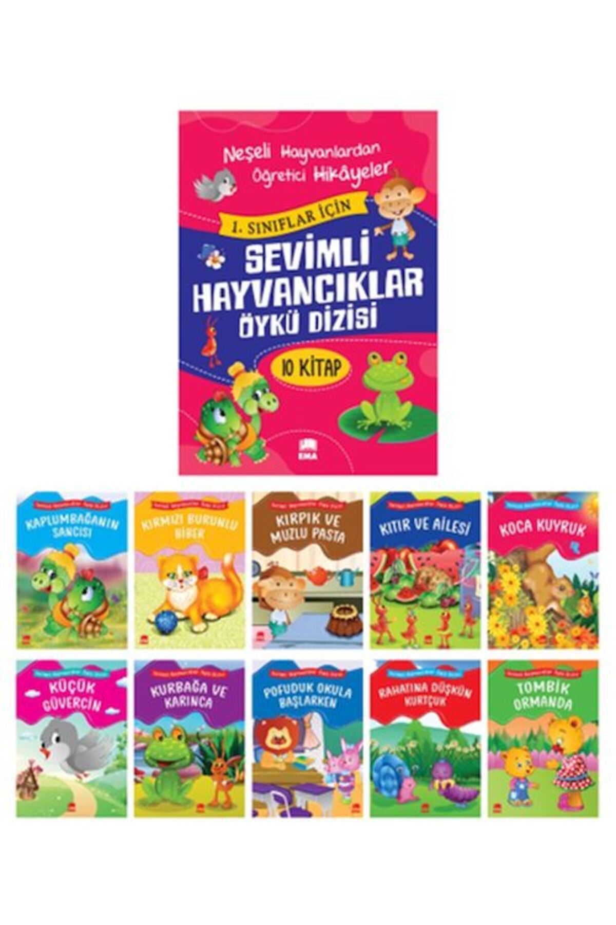 Destek Yayınları Sevimli Hayvancıklar Öykü Dizisi (10 Kitap)
