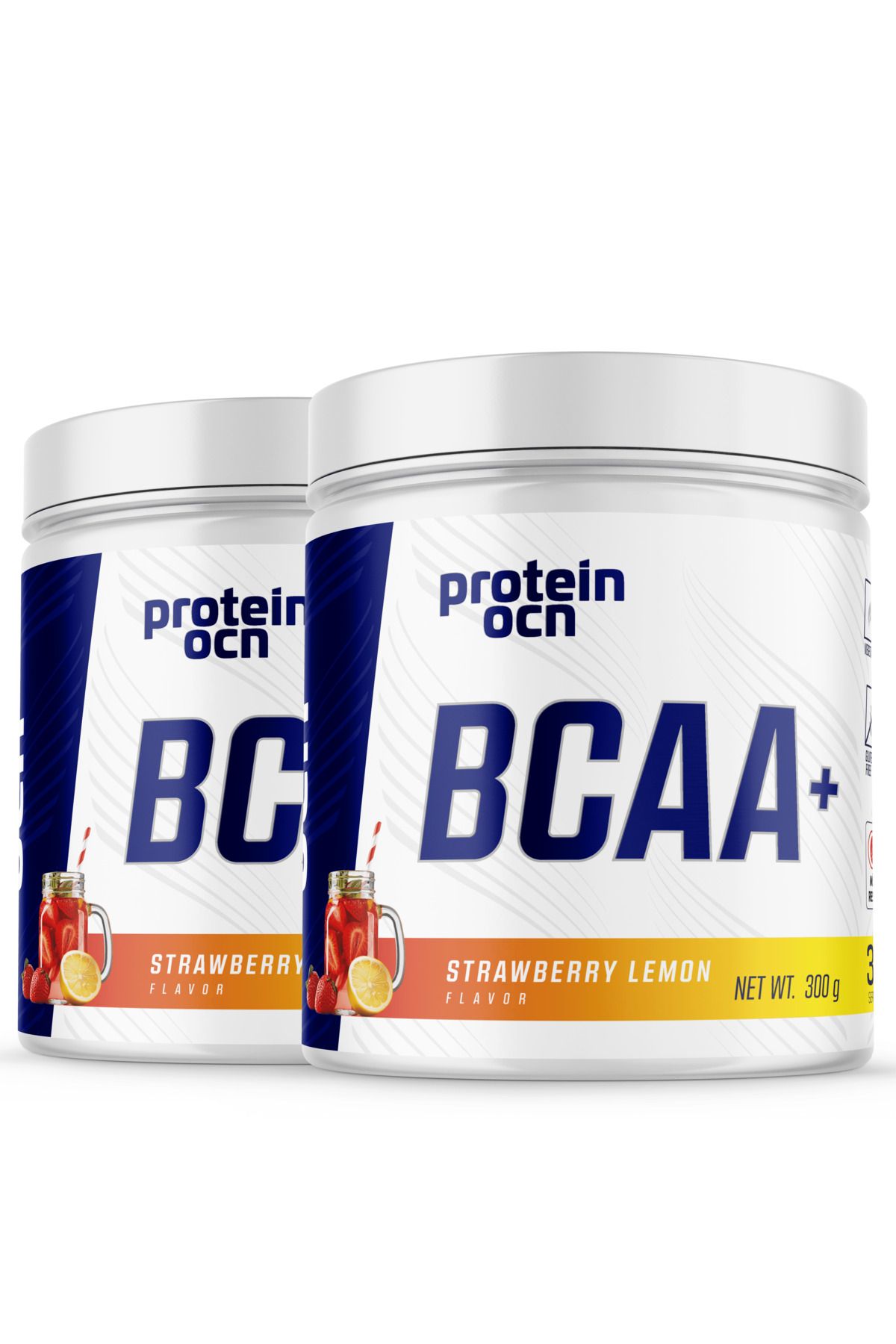 Proteinocean Bcaa+ Strawberry Lemon- 300g x 2 Adet