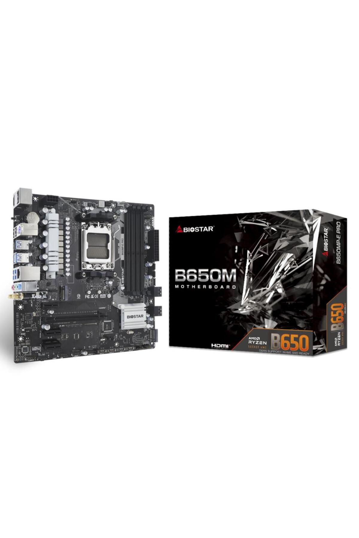 Biostar B650mp-e Pro Ddr5 6000mhz Am5 S V Gl Micro Atx Anakart