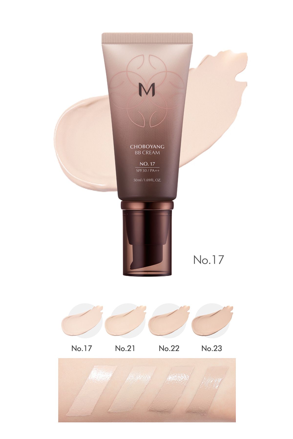 Missha-Bb Cream with Herbal Ingredients m Choboyang Bb Cream with Intensive Coverage Spf30/Pa++ 50ml (No.17) 1