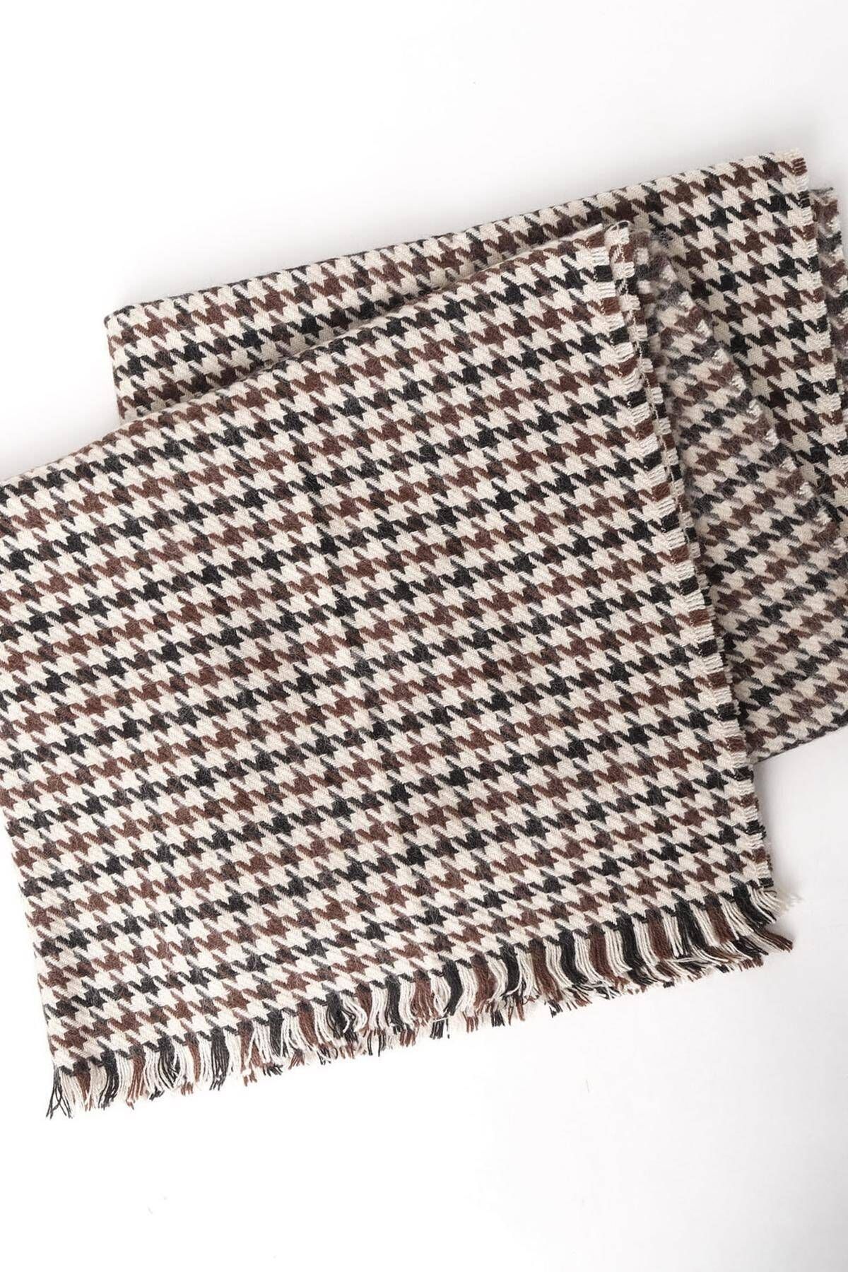 Addax-Houndstooth Patterned Shawl Shawl2017-d1 3