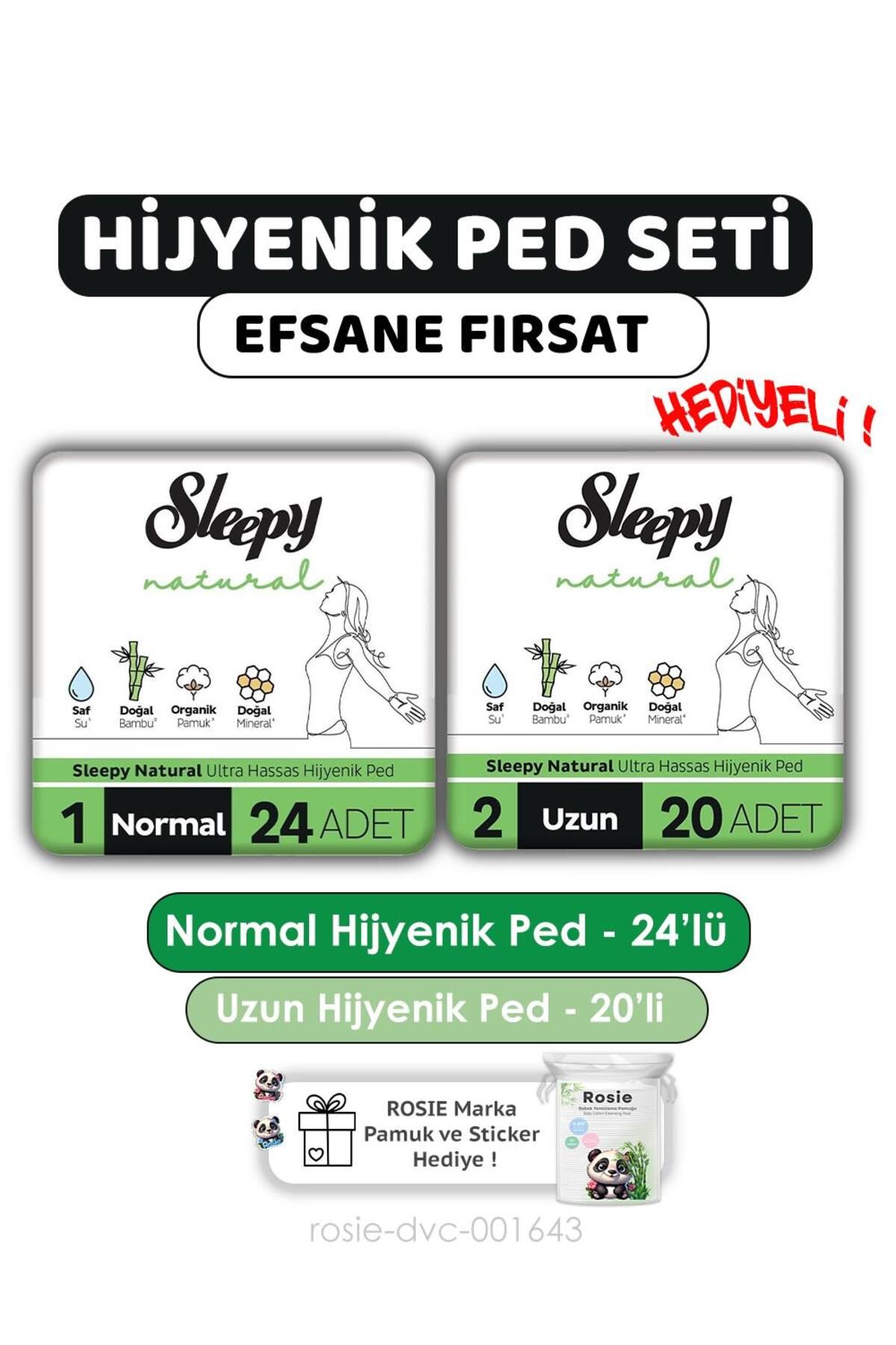 Sleepy Natural Ped Eko Normal 24 Lü Uzun 20 Li Ve Rosıe