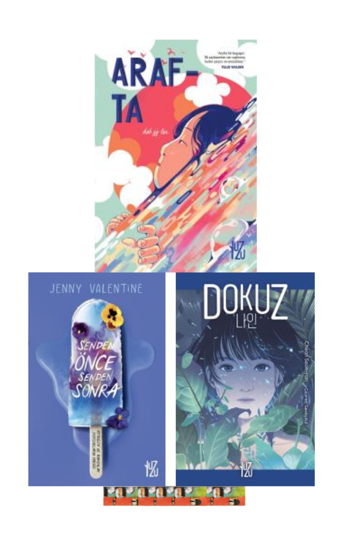 Genç Timaş Yuzu manga kitaplığından-Dokuz, Arafta, Senden Önce Senden Sonra 3 kitap (set)