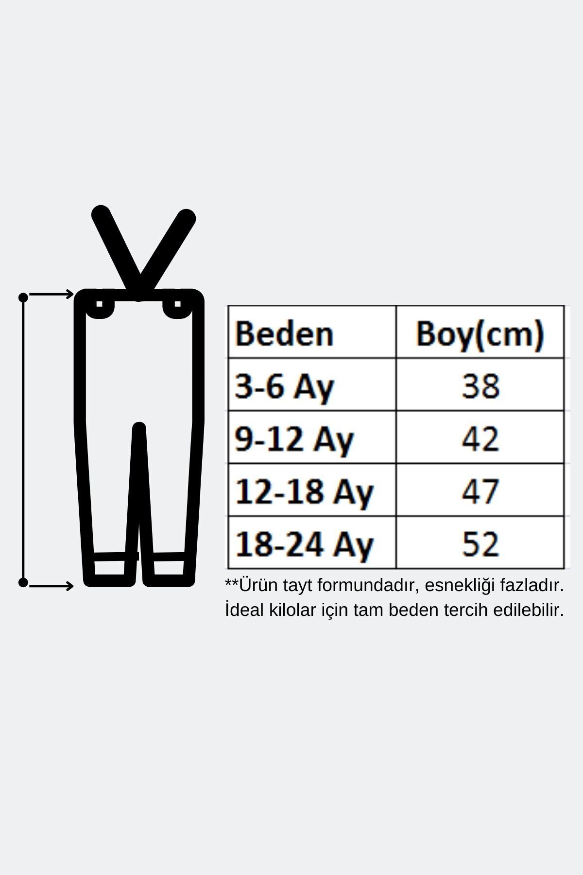 Minytrendy 2'li Set Kız Erkek Bebek 4 Mevsim Çapraz Askılı Esnek Triko Bebek Tayt Pantolon Yenidoğan Tulum fotoğrafı 2 (önizleme)