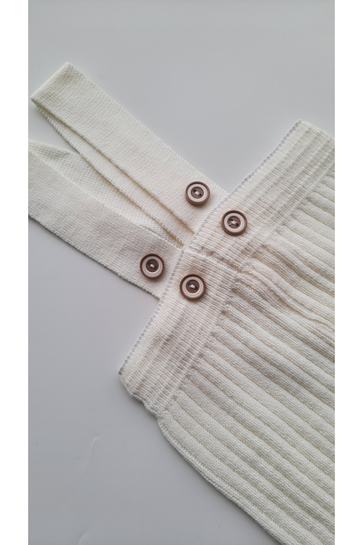 Minytrendy 2'li Set Kız Erkek Bebek 4 Mevsim Çapraz Askılı Esnek Triko Bebek Tayt Pantolon Yenidoğan Tulum fotoğrafı 6 (önizleme)