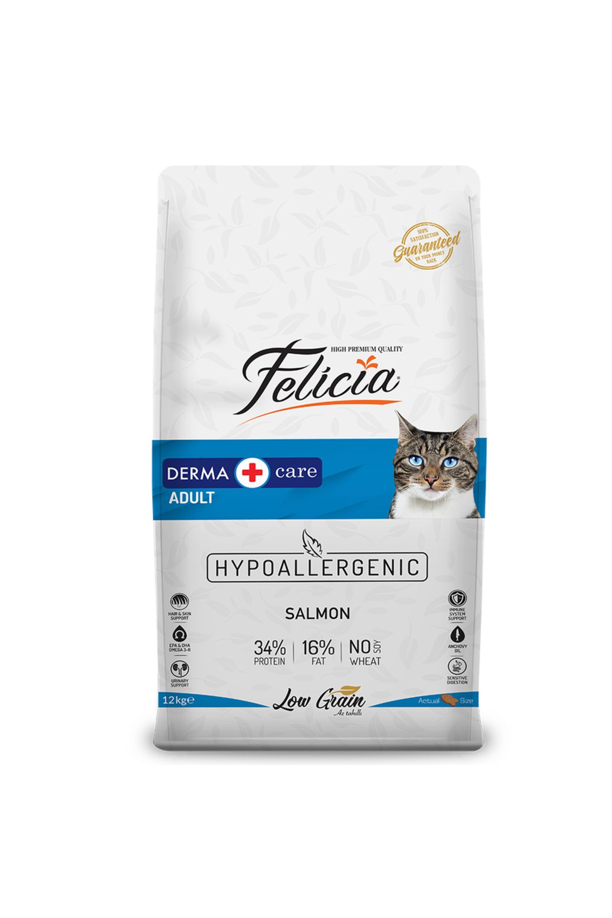 Felicia Az Tahıllı 12 Kg Somonlu Yetişkin Kedi Maması