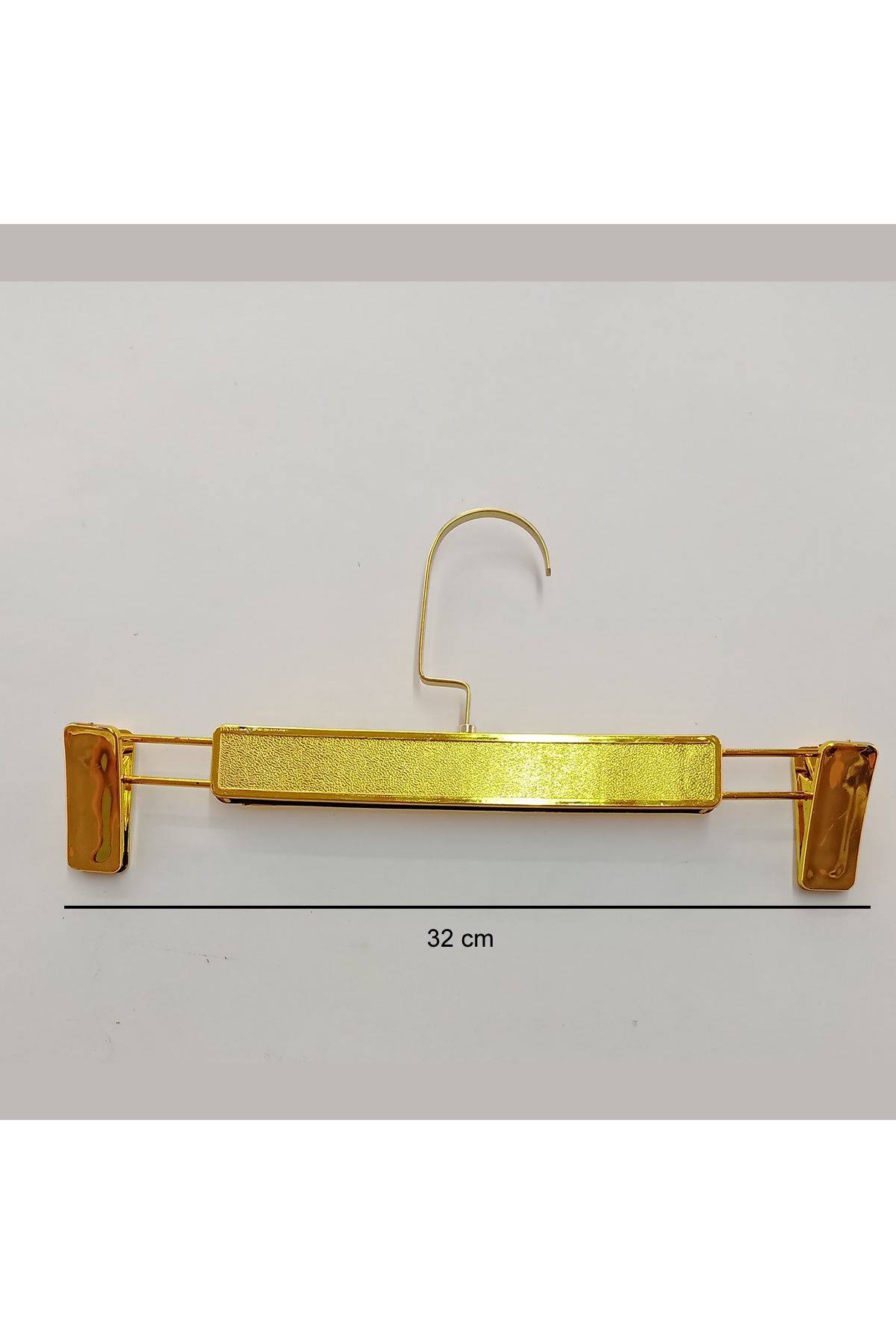 teknotrust 8 Adet Gold Efekti Mandallı Etek Pantolon Askısı, 33 cm, şık ve kullanışlı set
