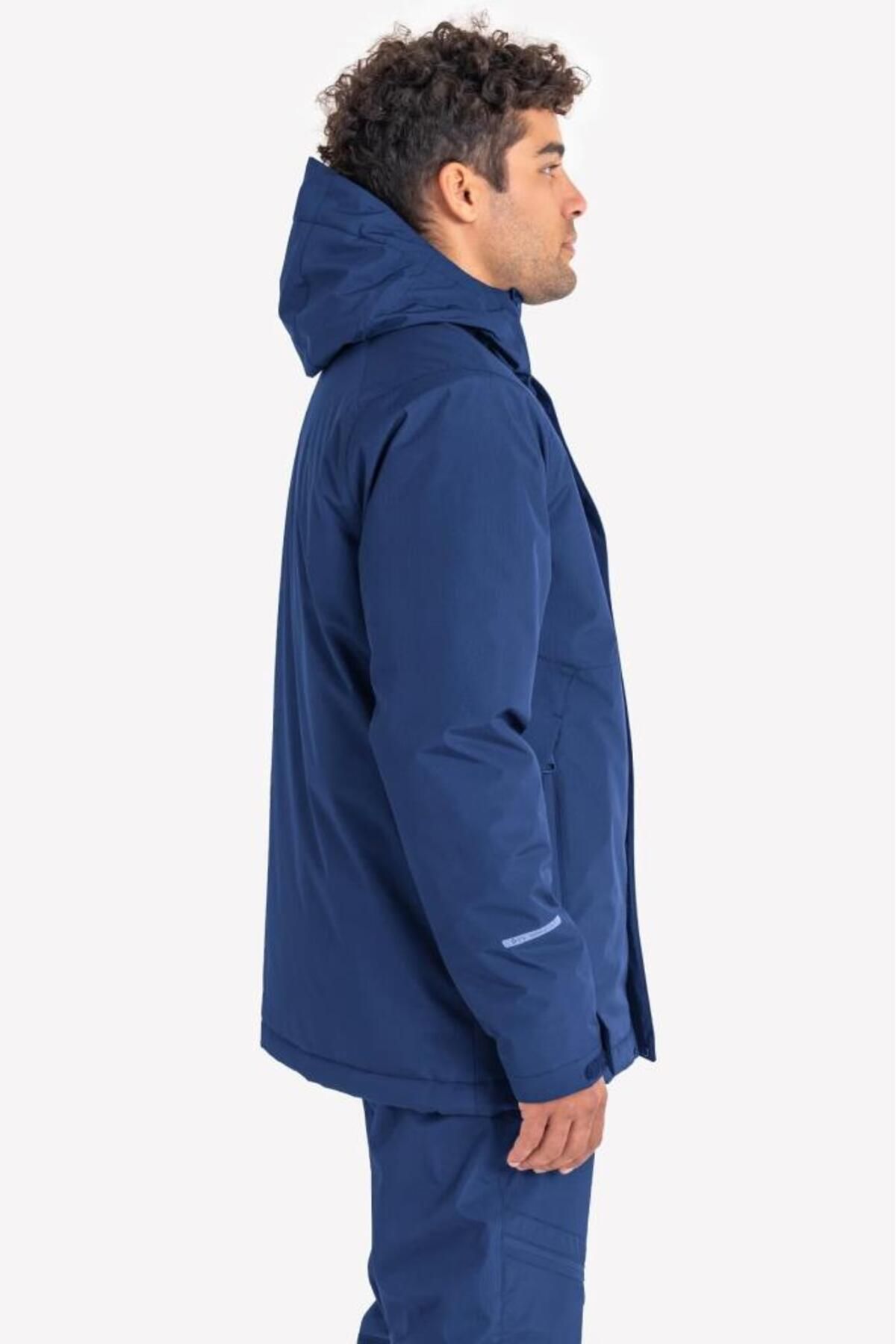 Lescon-23ktep001052ıng Indigo Men's Waterproof Coat 23k-1052 4