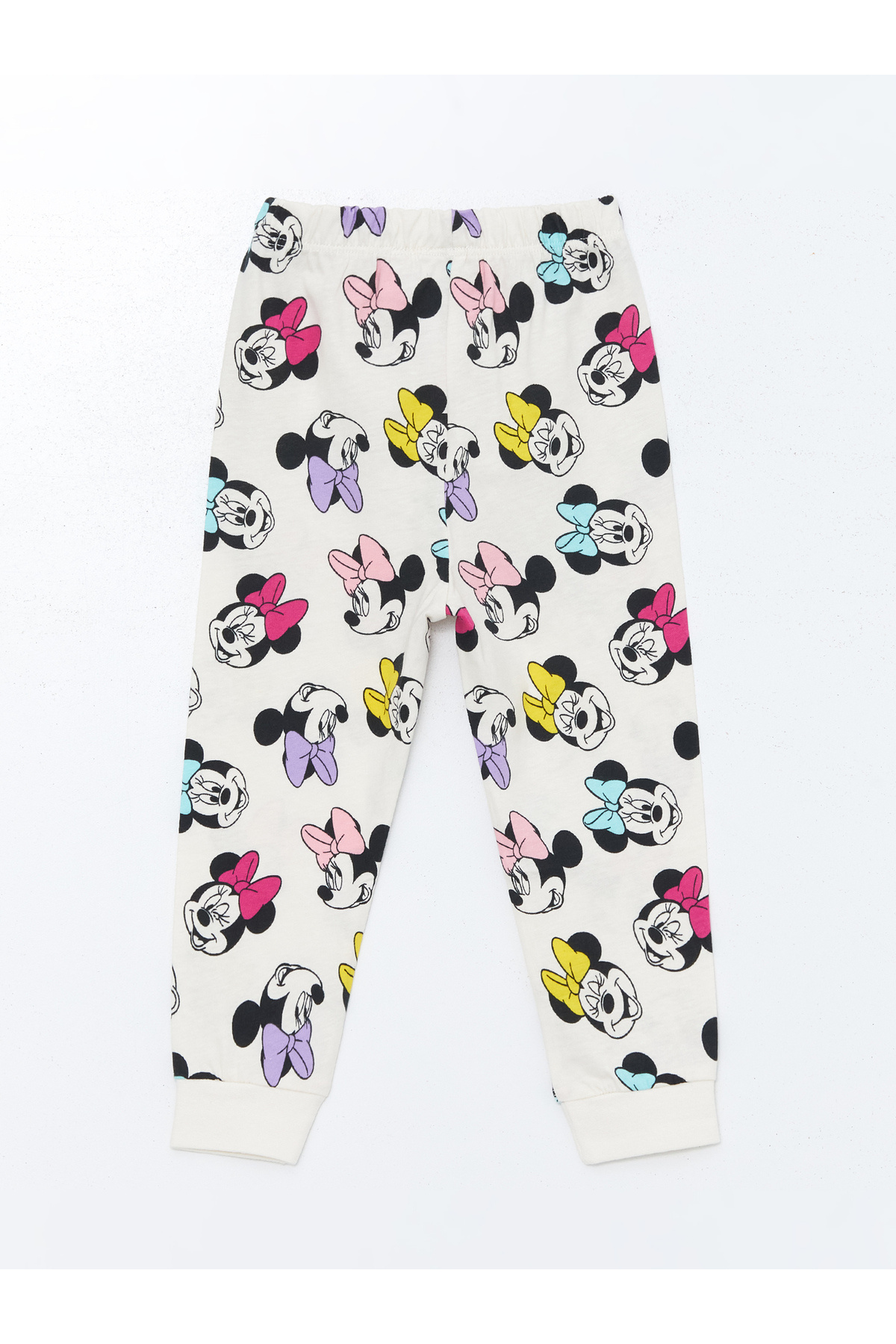 LC Waikiki-Dívčí pyžamový set s potiskem Minnie Mouse s dlouhým rukávem 5