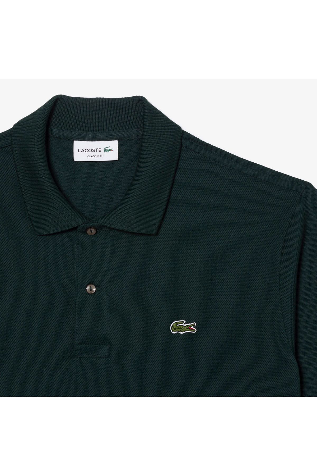 تی شرت یقه پولو سبز مردانه Originální Bavln؟ اورجینال Lacoste