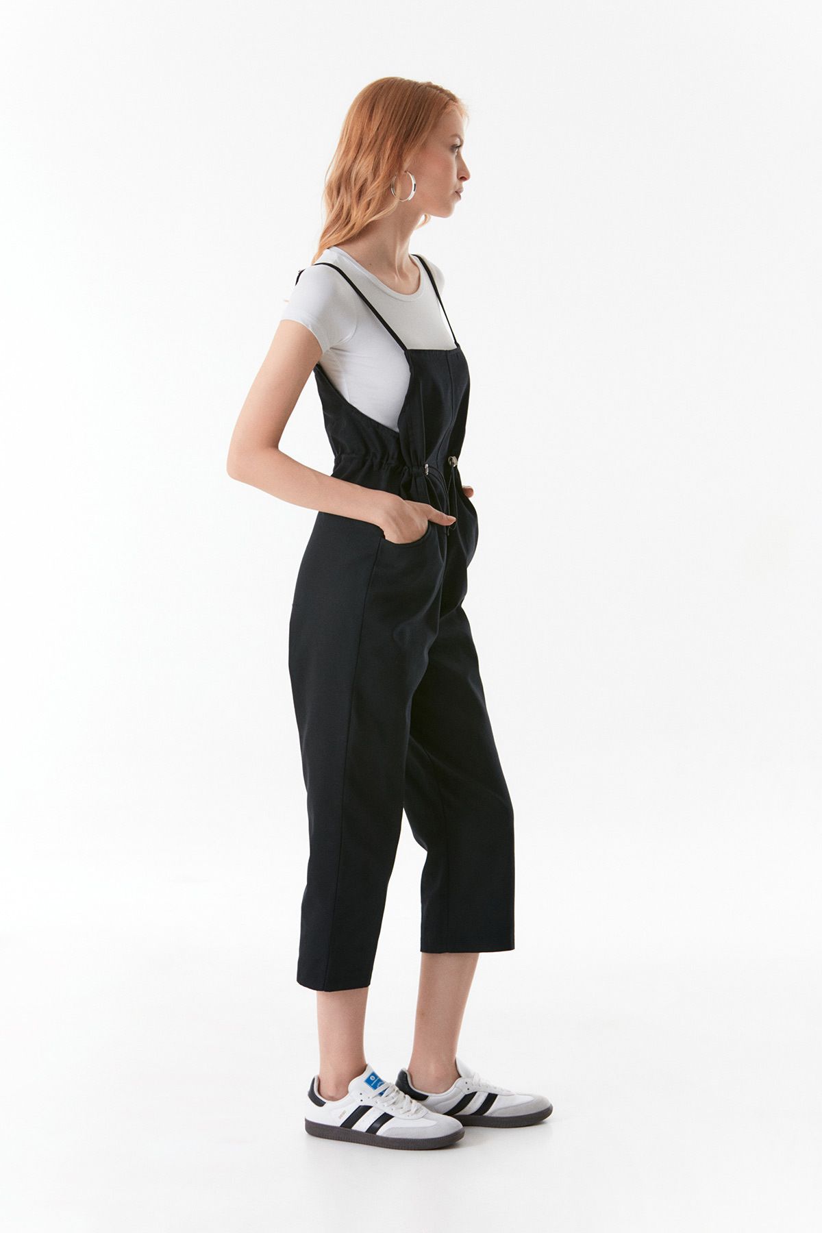 Fulla Moda-Casual Jumpsuit - Rope Strap and Pocket 6